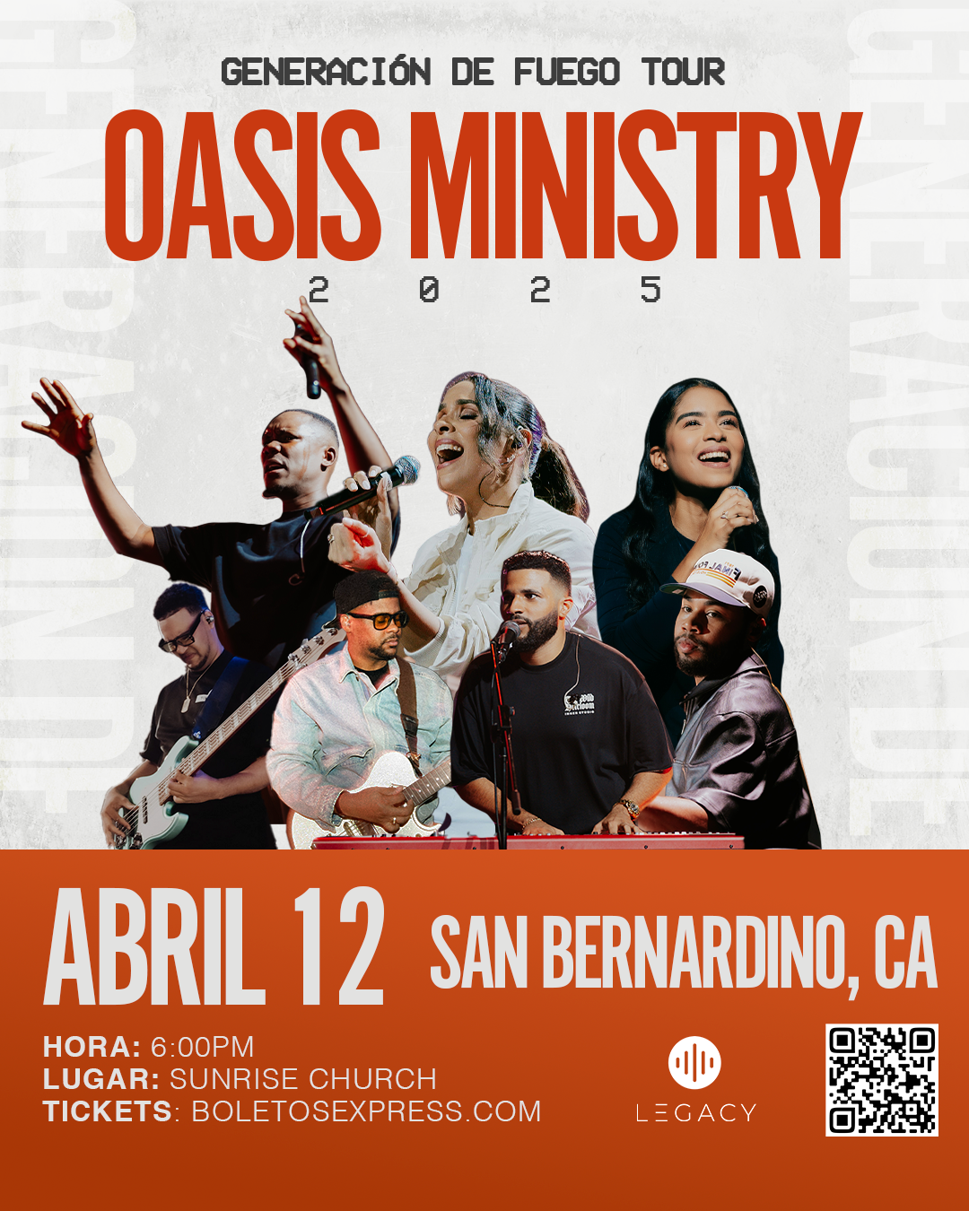 Oasis Ministry 2025 TOUR - SAN BERNADINO