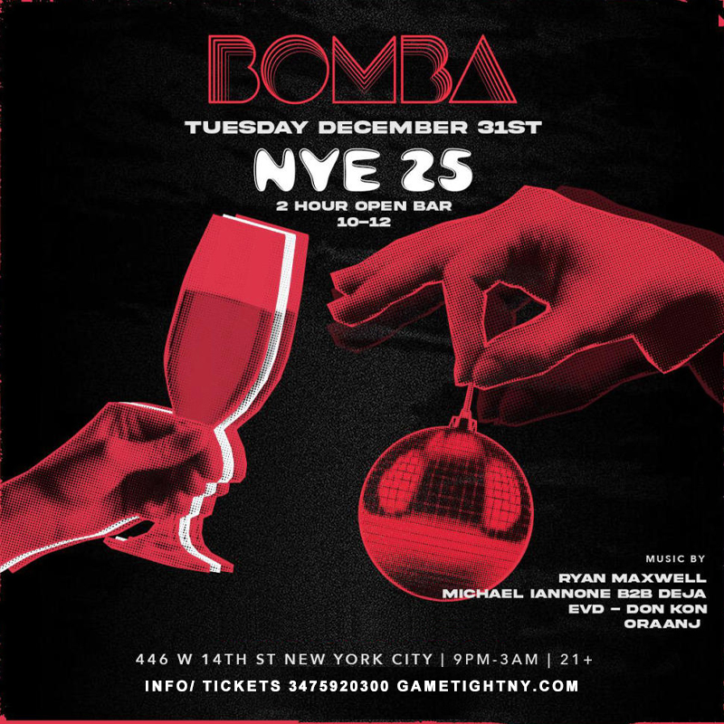 BOMBA LOUNGE NEW YEARS EVE PARTY 2025 Tickets BoletosExpress