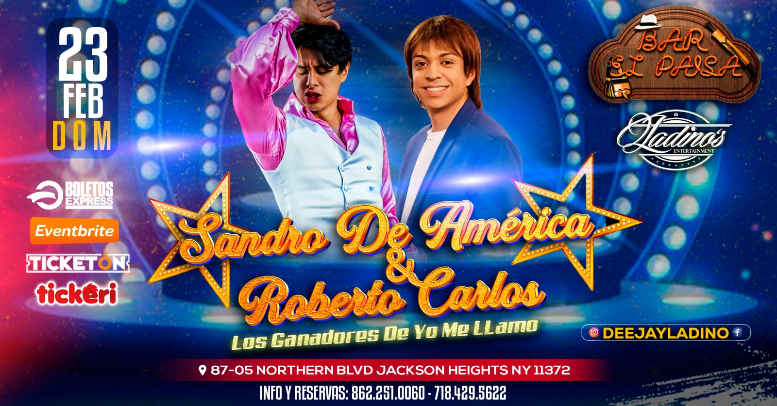 SANDRO & ROBERTO CARLOS (Los ganadores de yo me llamo)