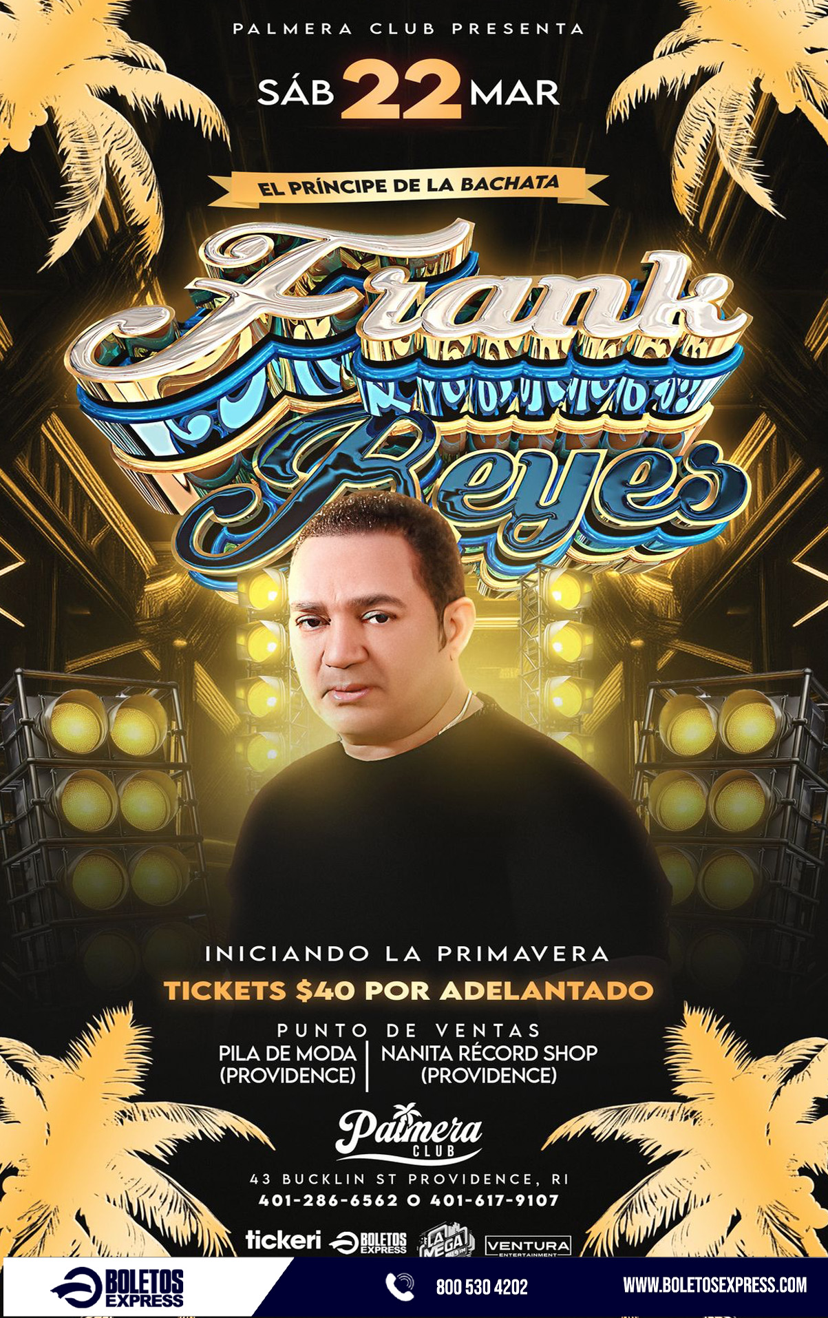 FRANK REYES Tickets - BoletosExpress