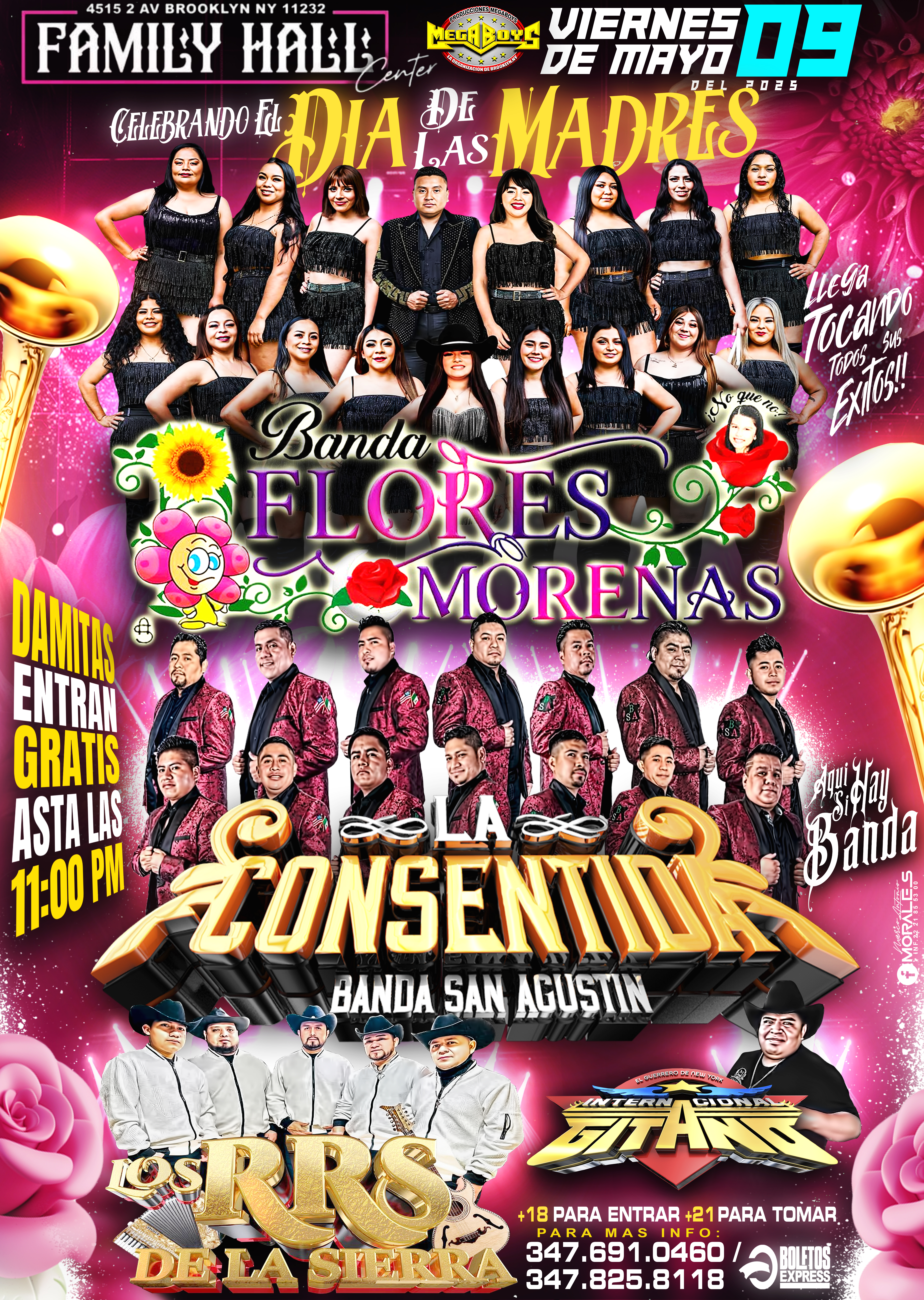 BANDA FLORES MORENAS | LA CONSENTIDA & LOS RRS DE LA SIERRA