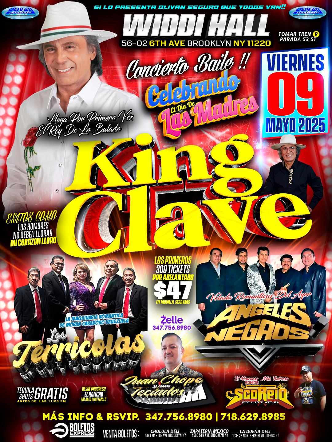 King Clave |  Los Terricolas | Los Angeles Negros | Juanchope Y Sus Teclados