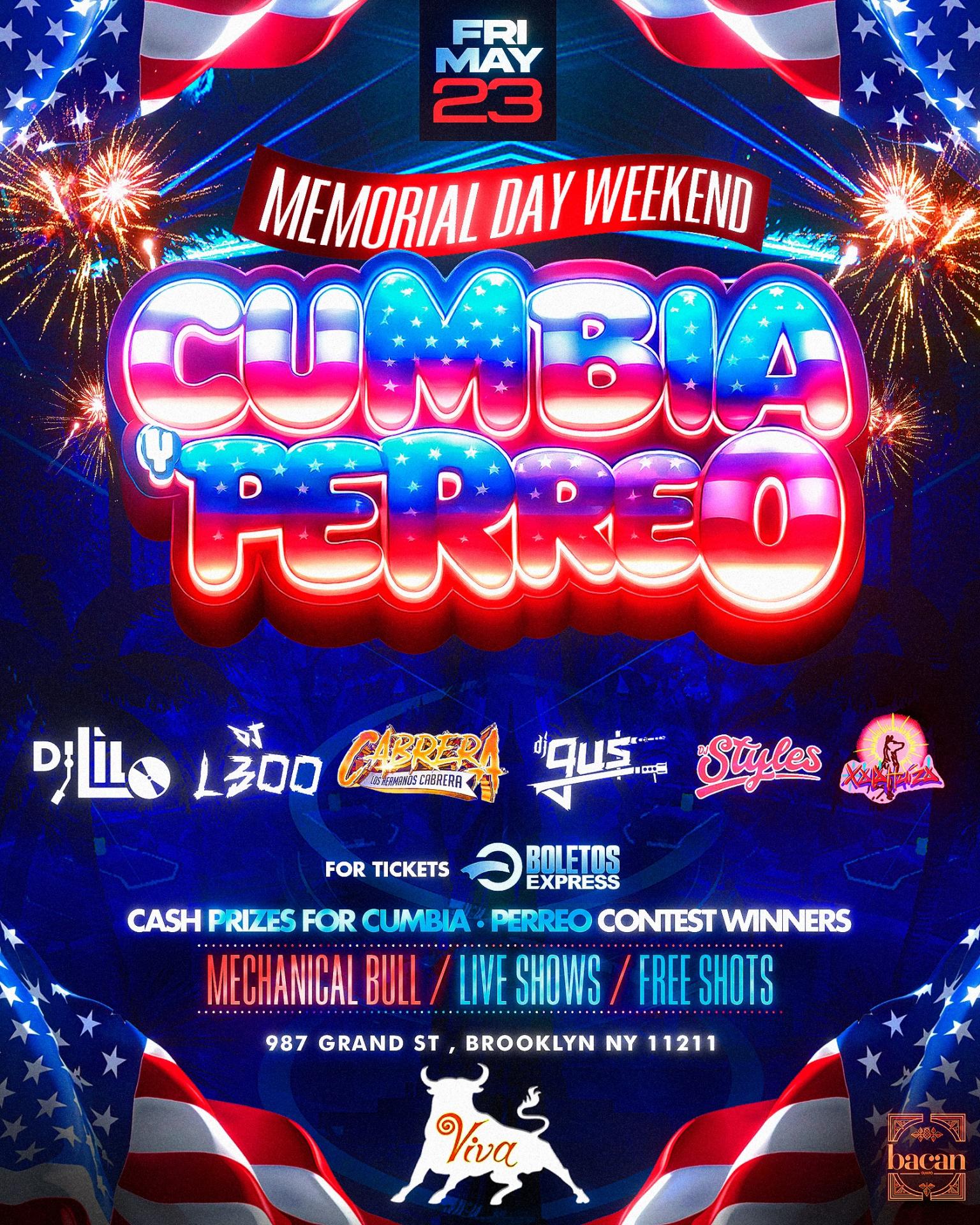 Buy tickets for Cumbia y Perreo at Viva Toro Brooklyn NY Cumbia y Perreo at Viva Toro Brooklyn NY