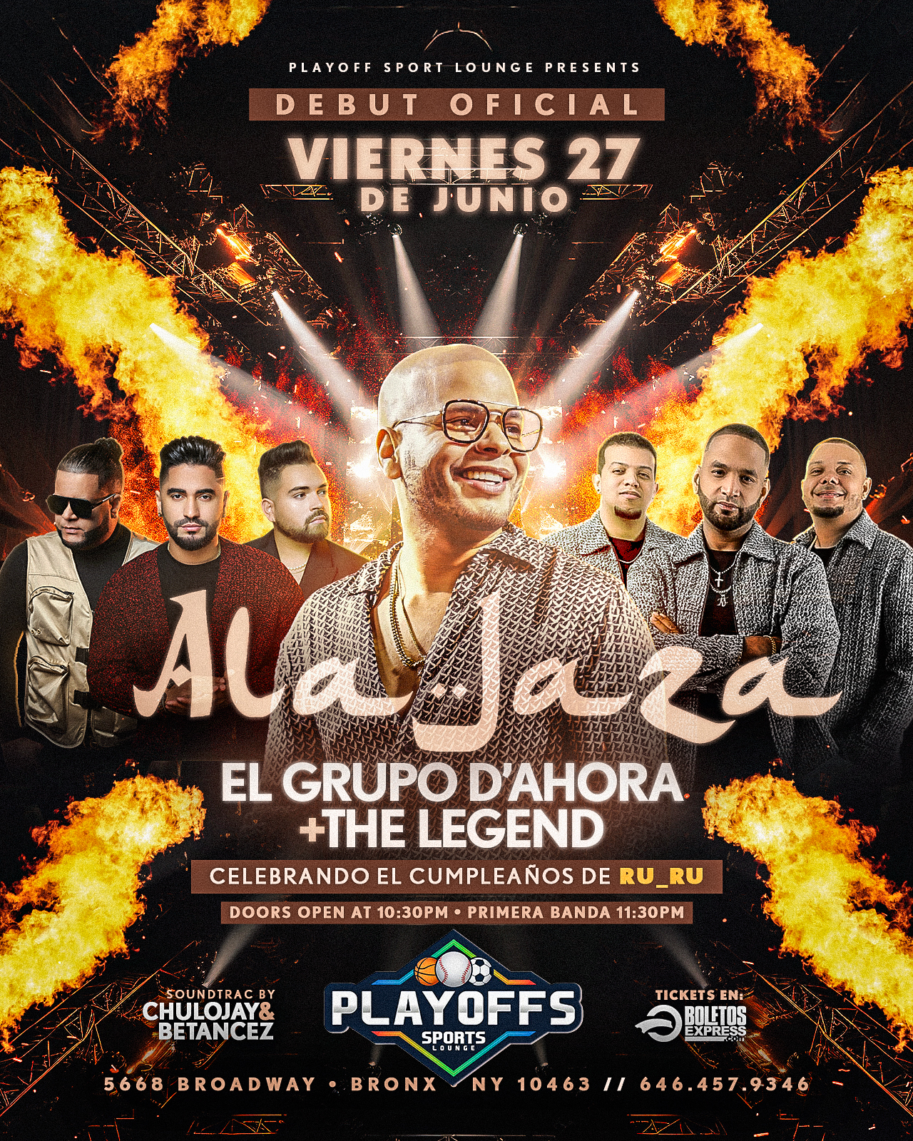 Alajaza | El Grupo D'Ahora | The Legends en vivo!!!