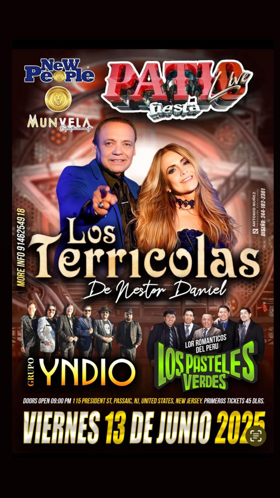 Buy tickets for LOS TERRICOLAS DE NESTOR DAVID, GRUPO YNDIO, LOS PASTELES VERDES LOS TERRICOLAS DE NESTOR DAVID, GRUPO YNDIO, LOS PASTELES VERDES