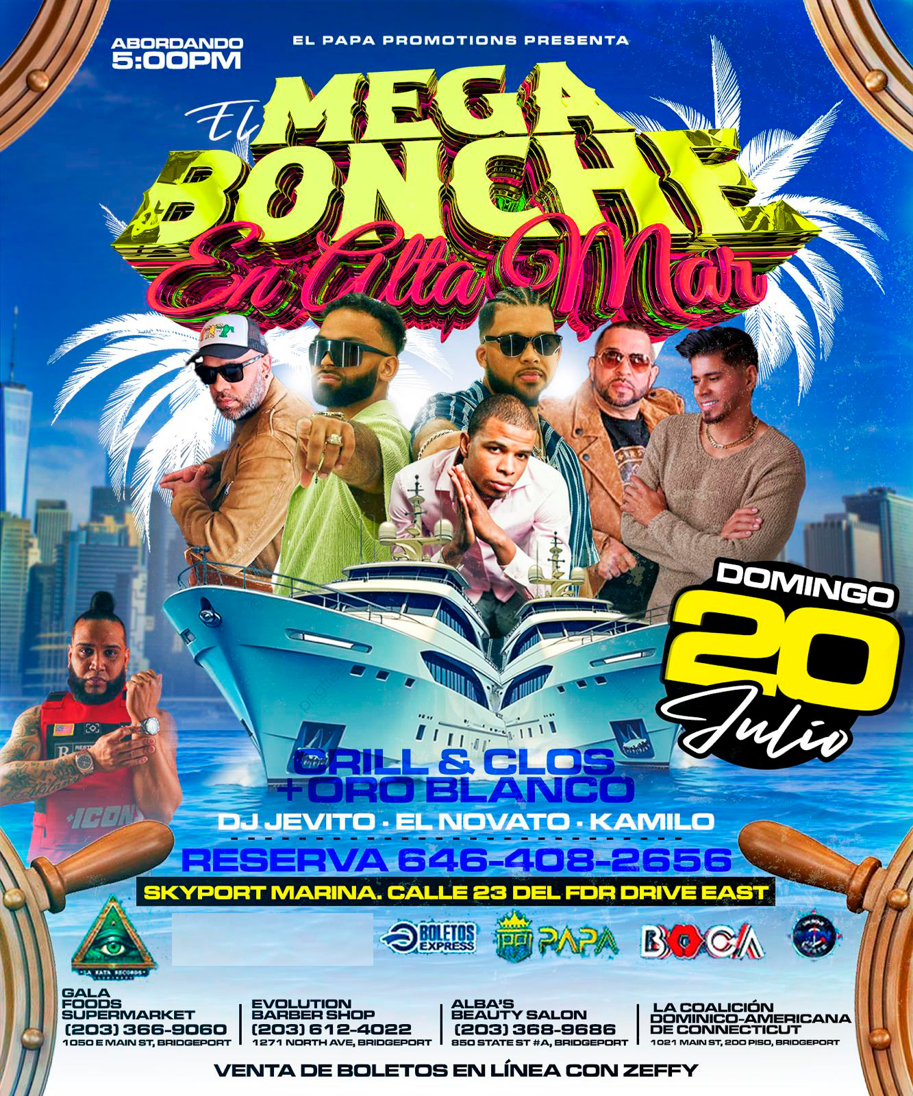 EL MEGA BONCHE EN ALTA MAR