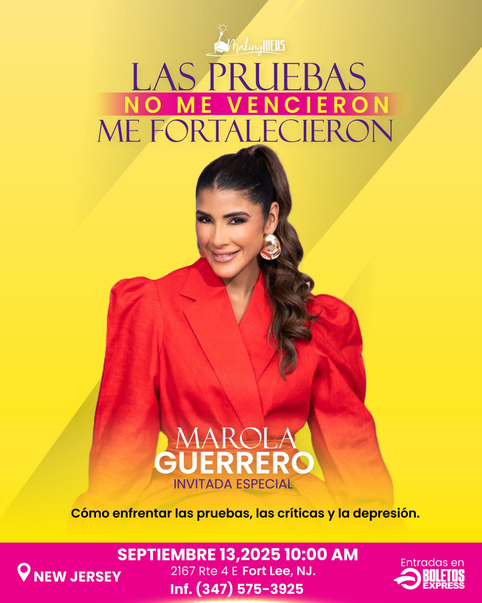LAS PRUEBAS NO ME VENCIERON, ME FORTALECIERON Marola Guerrero