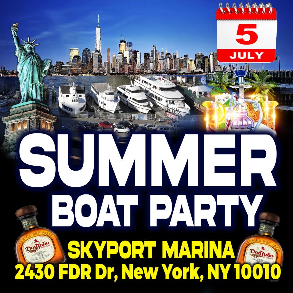 Summer Boat Party - Last 50 Tickets Available