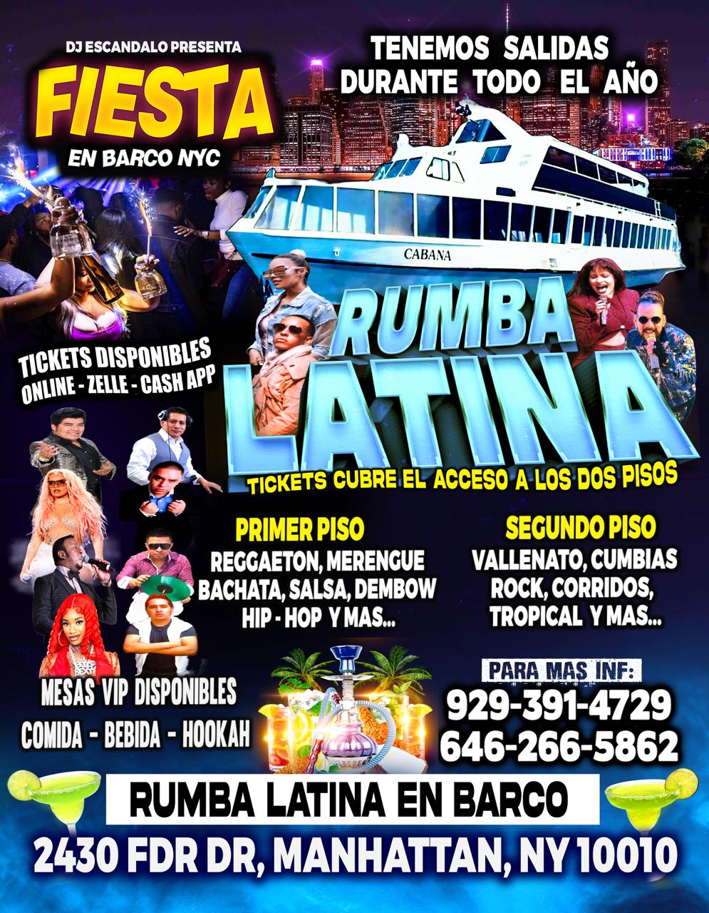 Fiesta En Barco - Manhattan New York - Cupo Limitado