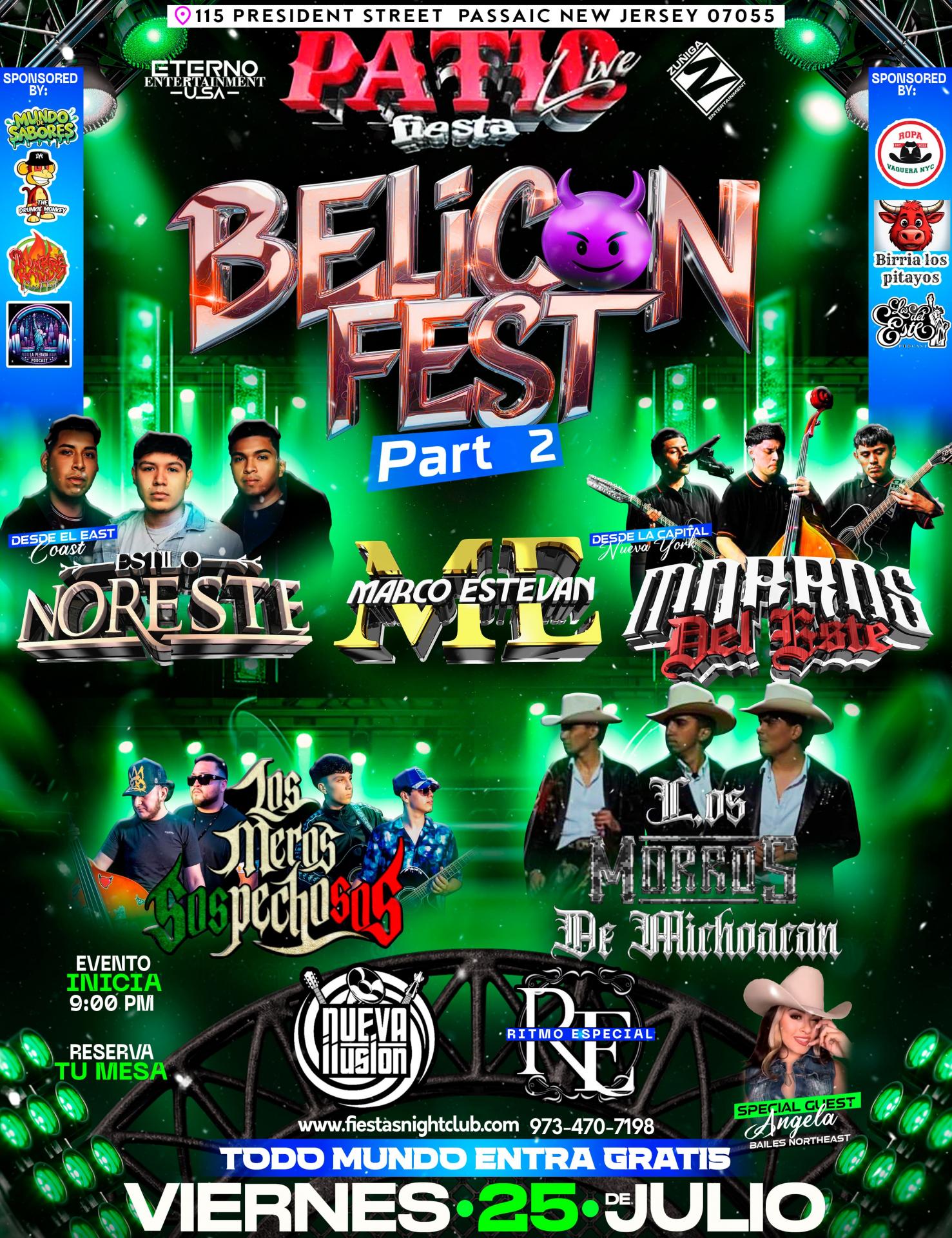 BELICON FEST .PARTE 2  ESTILO NORESTE, MARCO ESTEVAN, MORROS DEL ESTE, LOS MEROS SOSPECHOSOS, LOS MORROS DE MICHOACAN, Y MAS