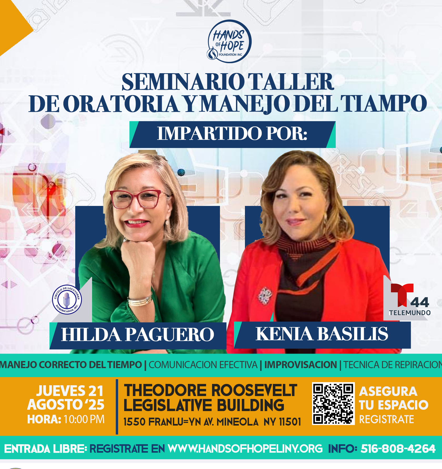 Buy tickets for Seminario de Oratoria y Manejo del Tiempo ( Long Island NY ) Seminario de Oratoria y Manejo del Tiempo ( Long Island NY )