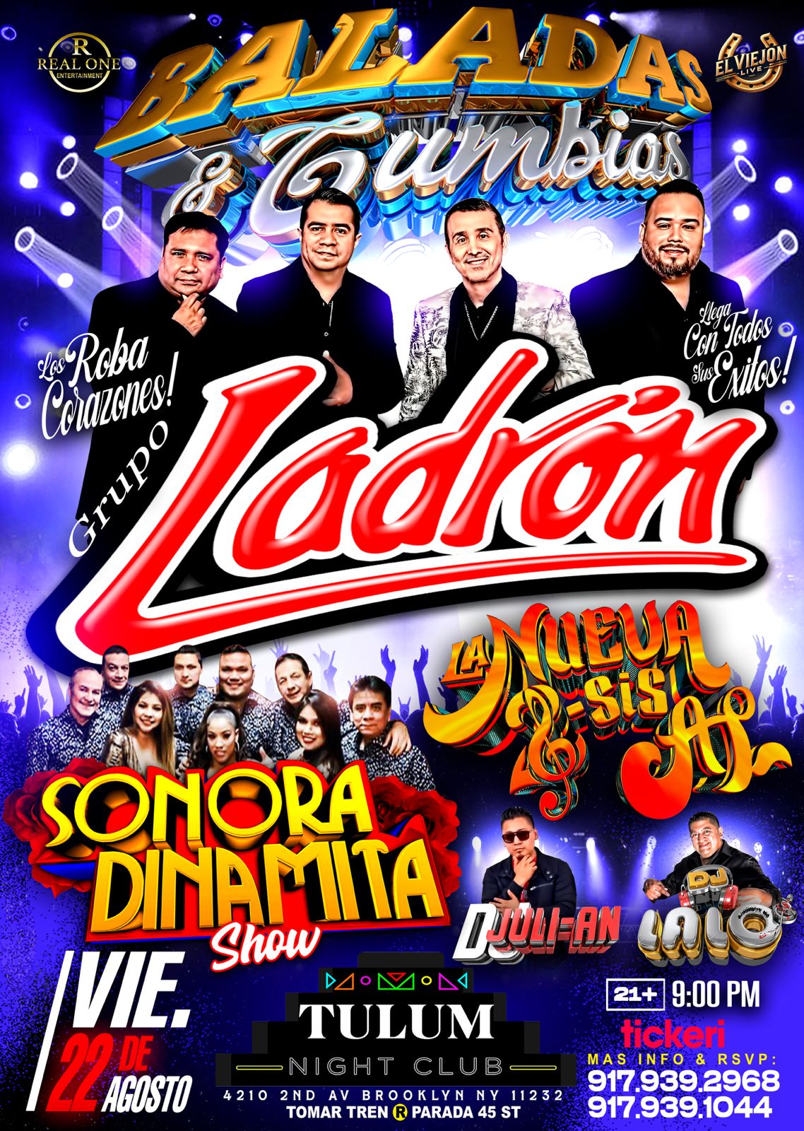 Buy tickets for GRUPO LADRON / SONORA DINAMITA GRUPO LADRON / SONORA DINAMITA