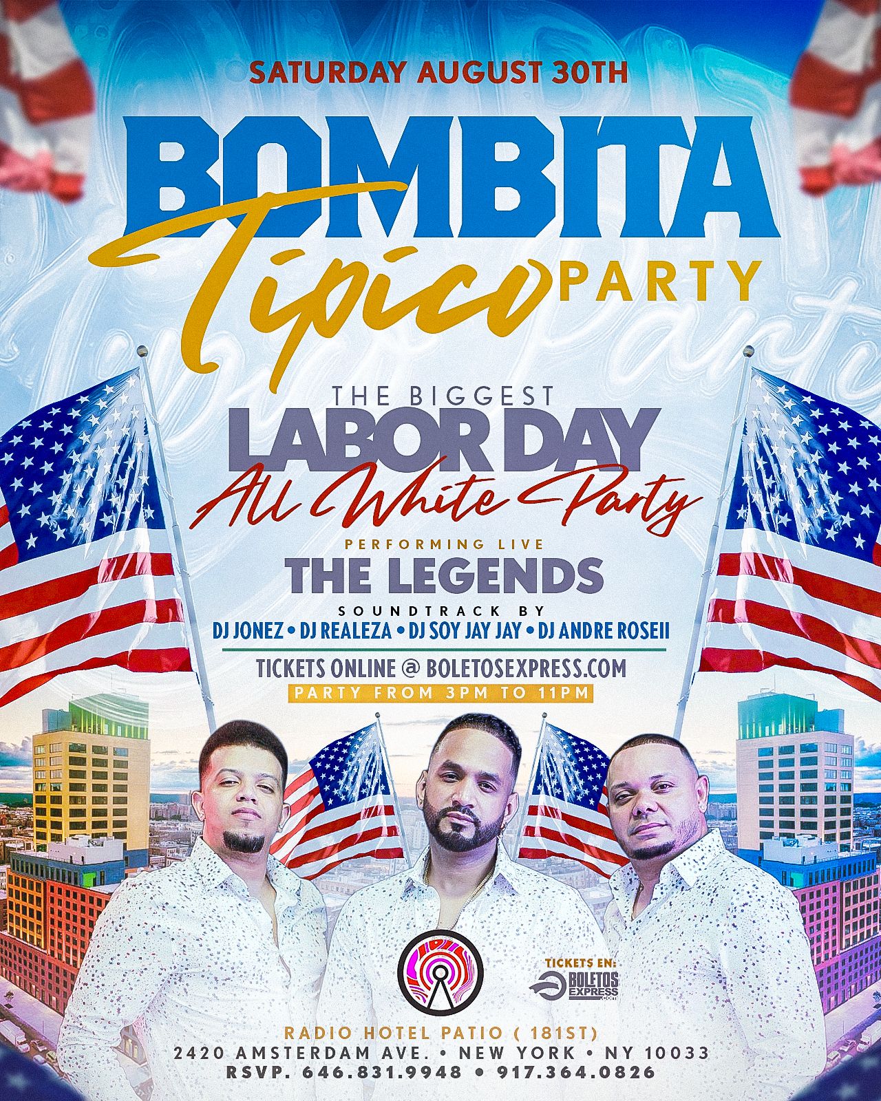 Buy tickets for Bombita Tipico Party!!! Bombita Tipico Party!!!