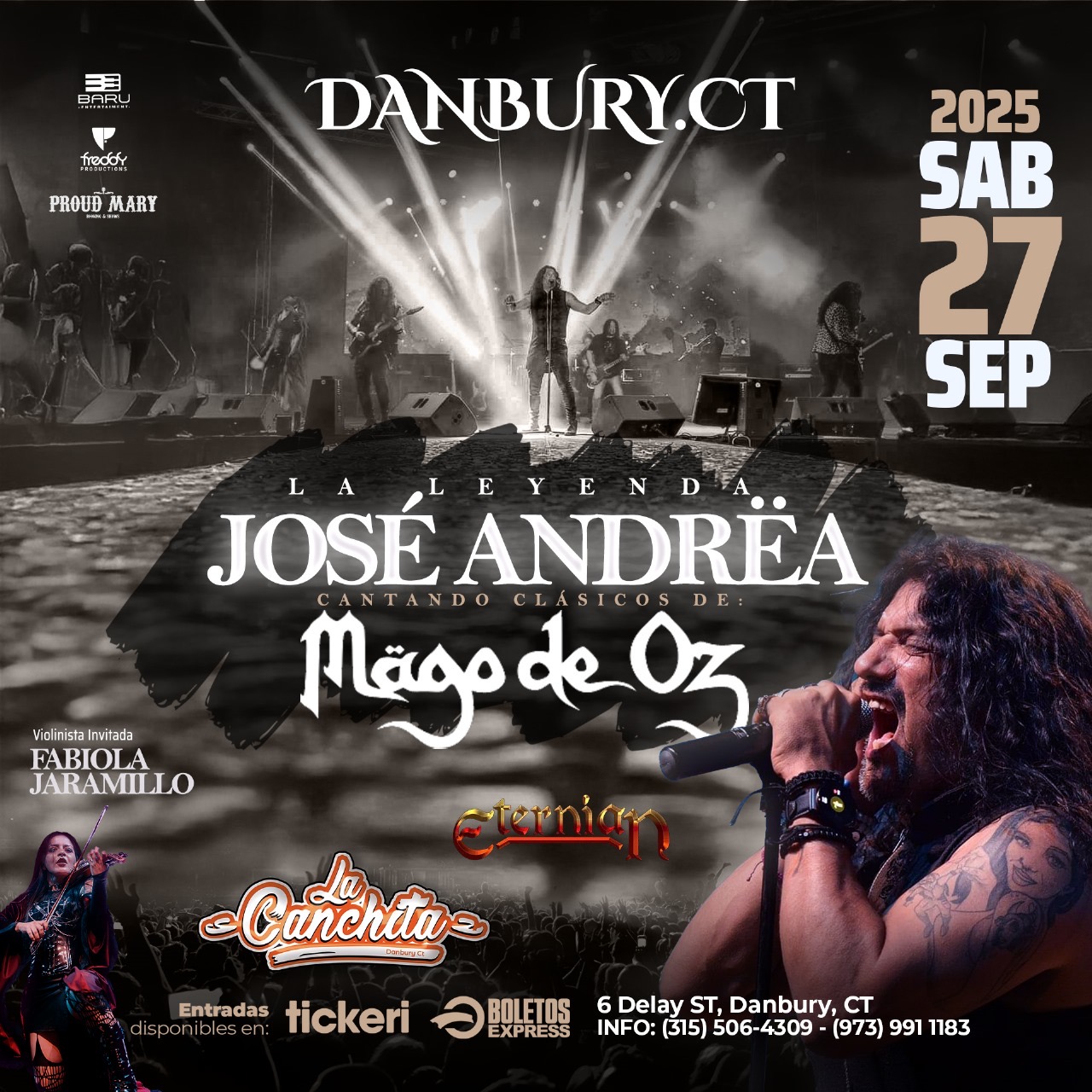 Jose Andrea La Leyenda en Connecticut
