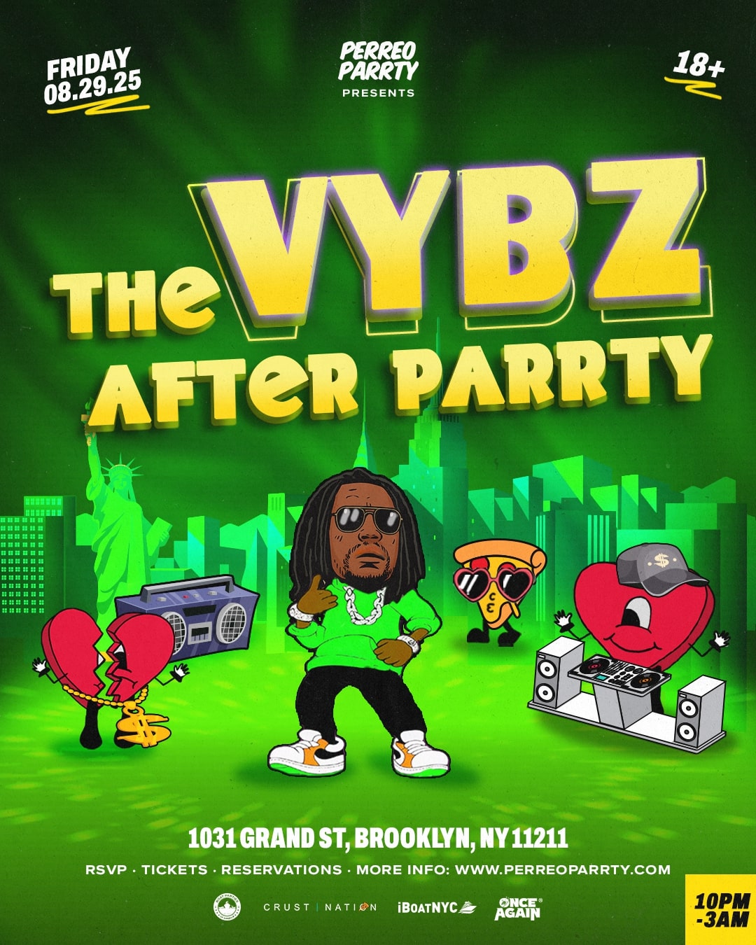 Buy tickets for The Vybz After Parrty : 18+ Dancehall Parrty in Williamsburg Brooklyn The Vybz After Parrty : 18+ Dancehall Parrty in Williamsburg Brooklyn