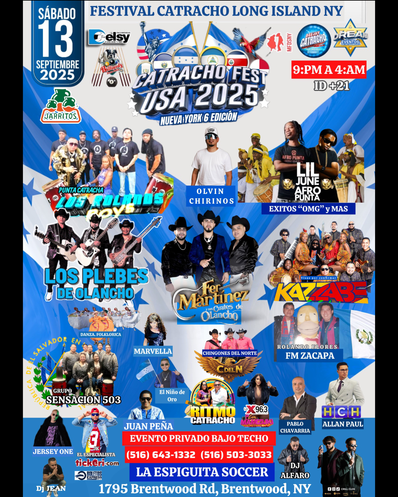 Buy tickets for HOY SABADO 13 SEPT FESTIVAL CATRACHO LONG ISLAND NY / SAB 13 SEPT HOY SABADO 13 SEPT FESTIVAL CATRACHO LONG ISLAND NY / SAB 13 SEPT