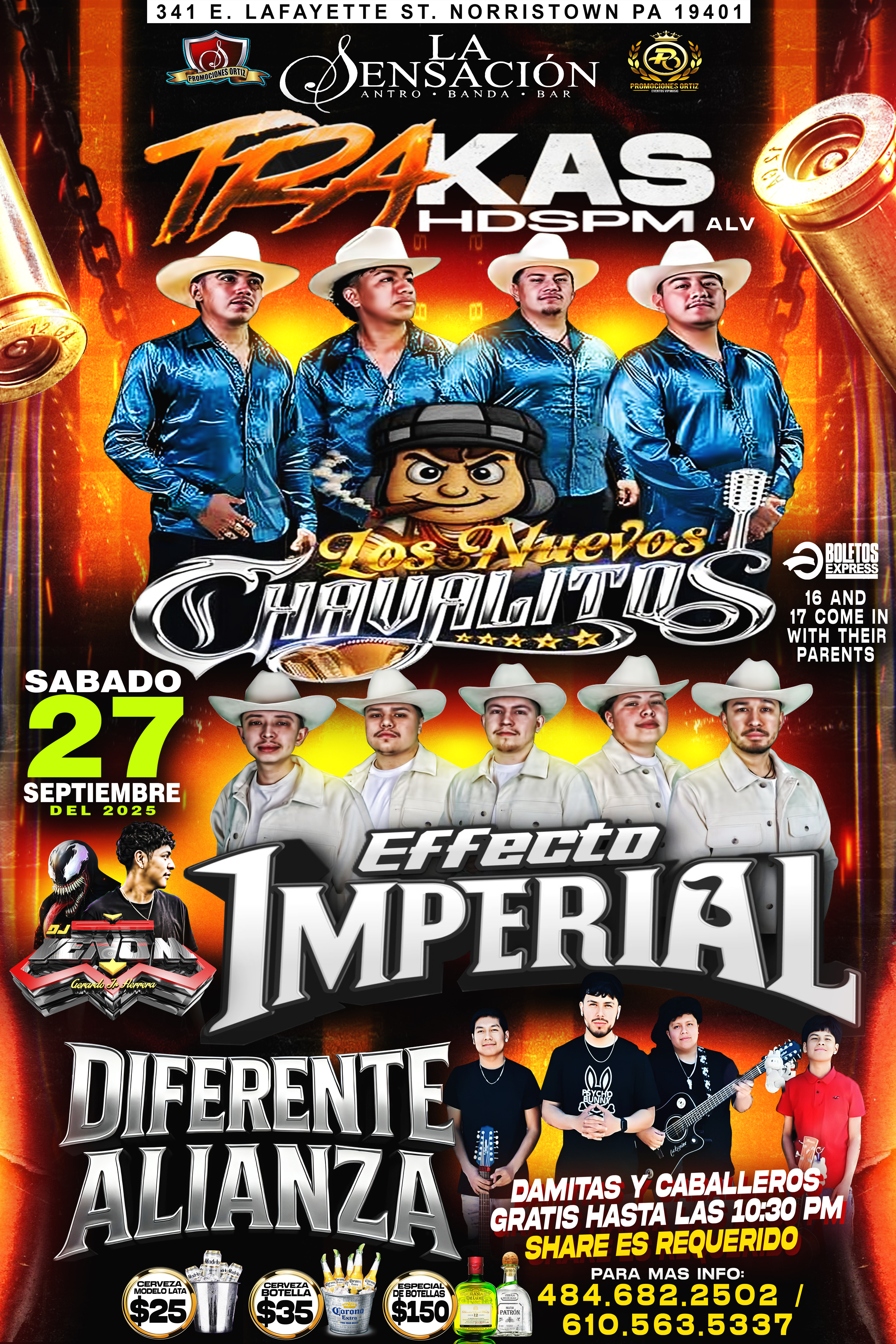 LOS NUEVOS CHAVALITOS | EFECTO IMPERIAL | DIFERENTE ALIANZA