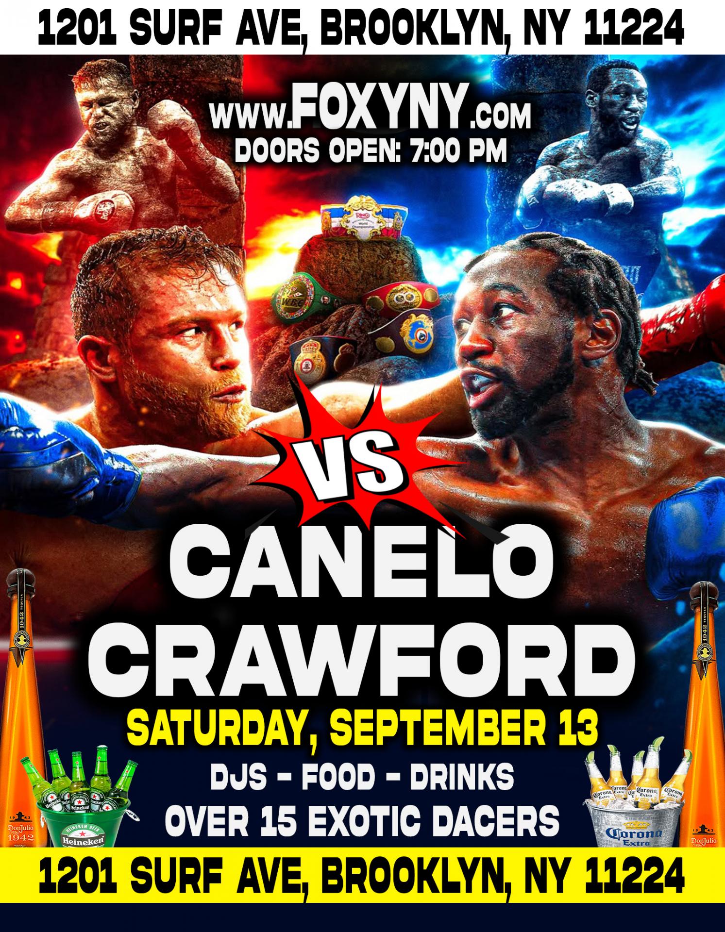 Buy tickets for CANELO vs CRAWFORD CANELO vs CRAWFORD