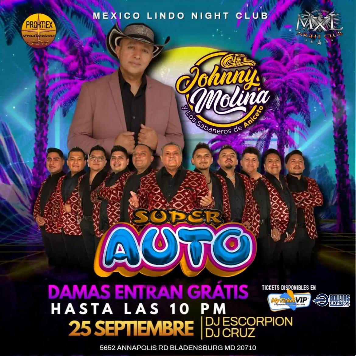 Buy tickets for JOHNNY MOLINA Y SUPER AUTO JOHNNY MOLINA Y SUPER AUTO