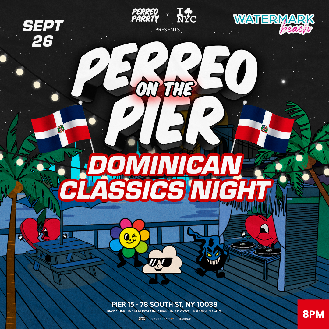 Buy tickets for Perreo on the Pier - Dominican Classics Night Open-Air Latin Party Perreo on the Pier - Dominican Classics Night Open-Air Latin Party
