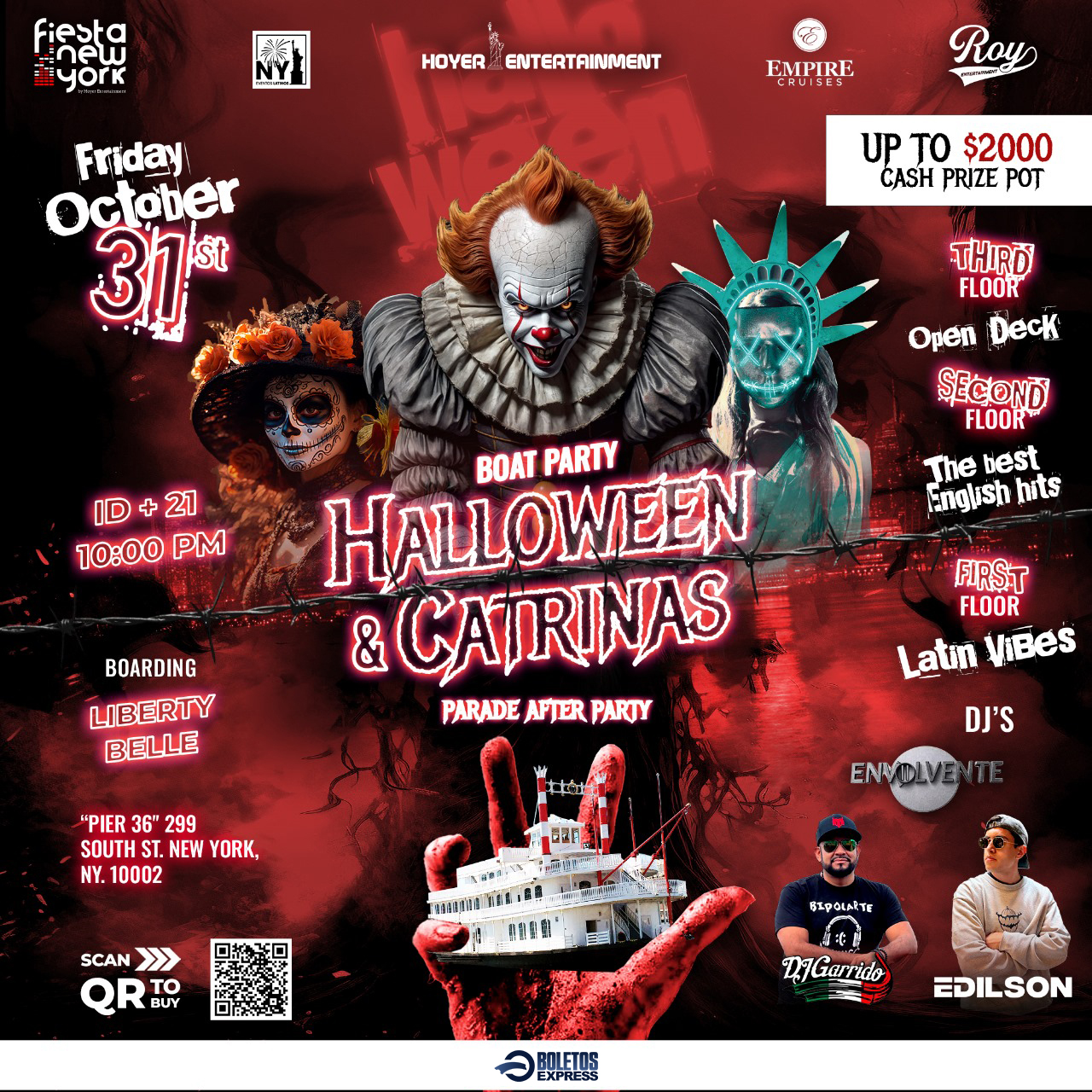 Buy tickets for Halloween Yacht party 2025 Halloween Yacht party 2025