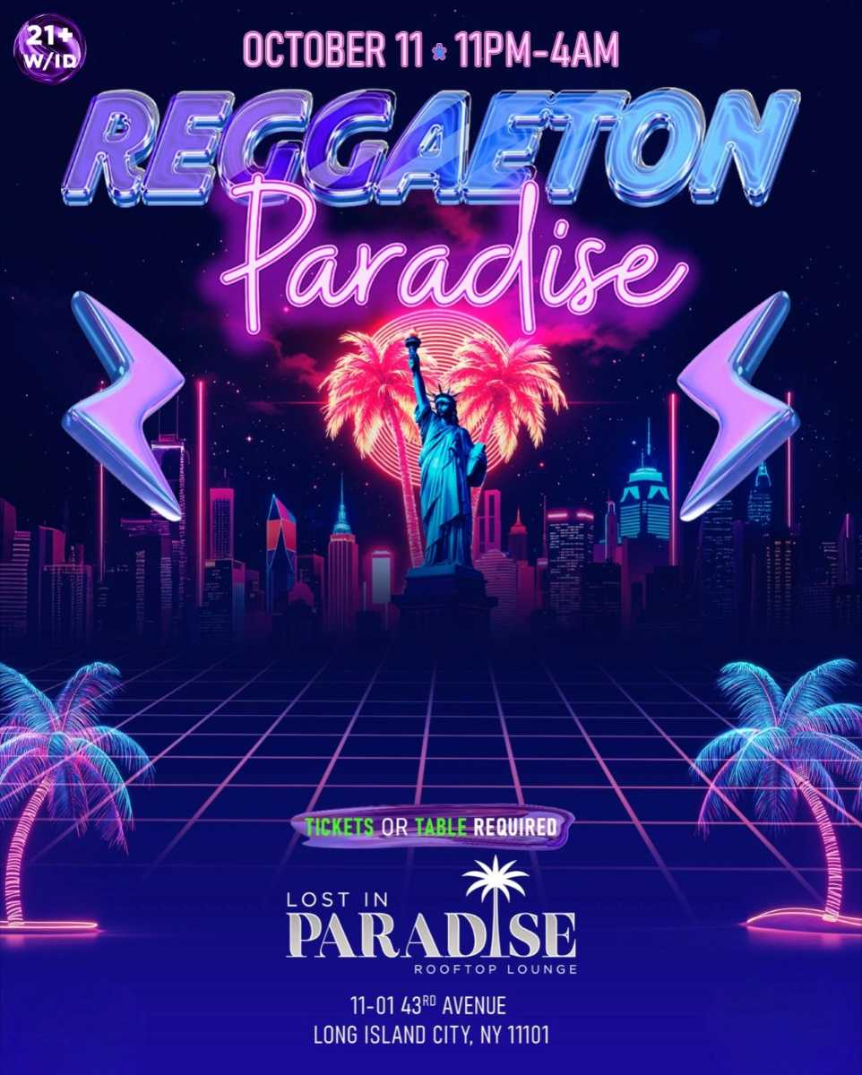 Buy tickets for Reggaeton Paradise Rooftop Party – Lost in Paradise, Queens NY – Oct 11th Reggaeton Paradise Rooftop Party – Lost in Paradise, Queens NY – Oct 11th