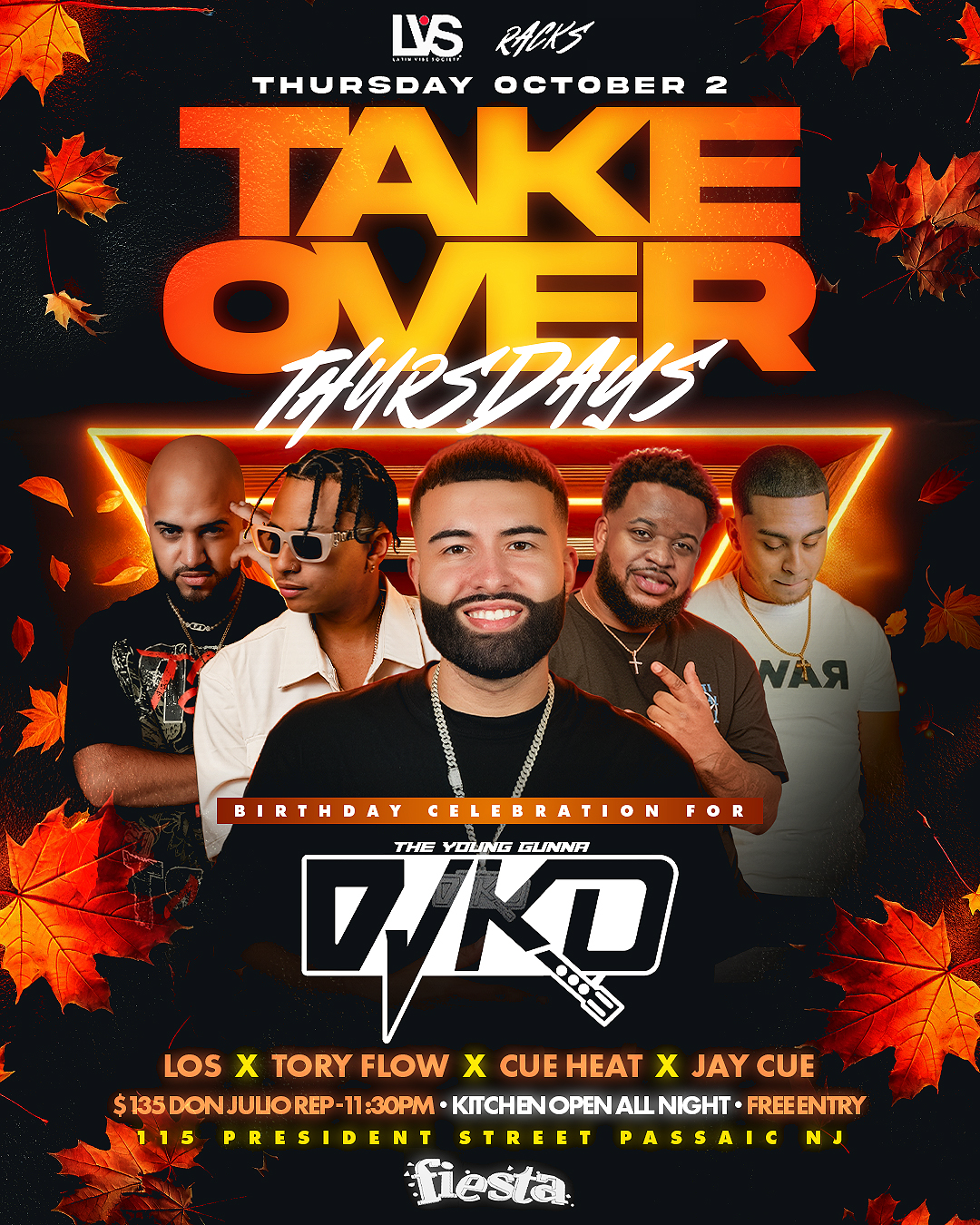 Buy tickets for DJ LOS, TORY FLOW, CUE HEAT, JAY CUE DJ LOS, TORY FLOW, CUE HEAT, JAY CUE