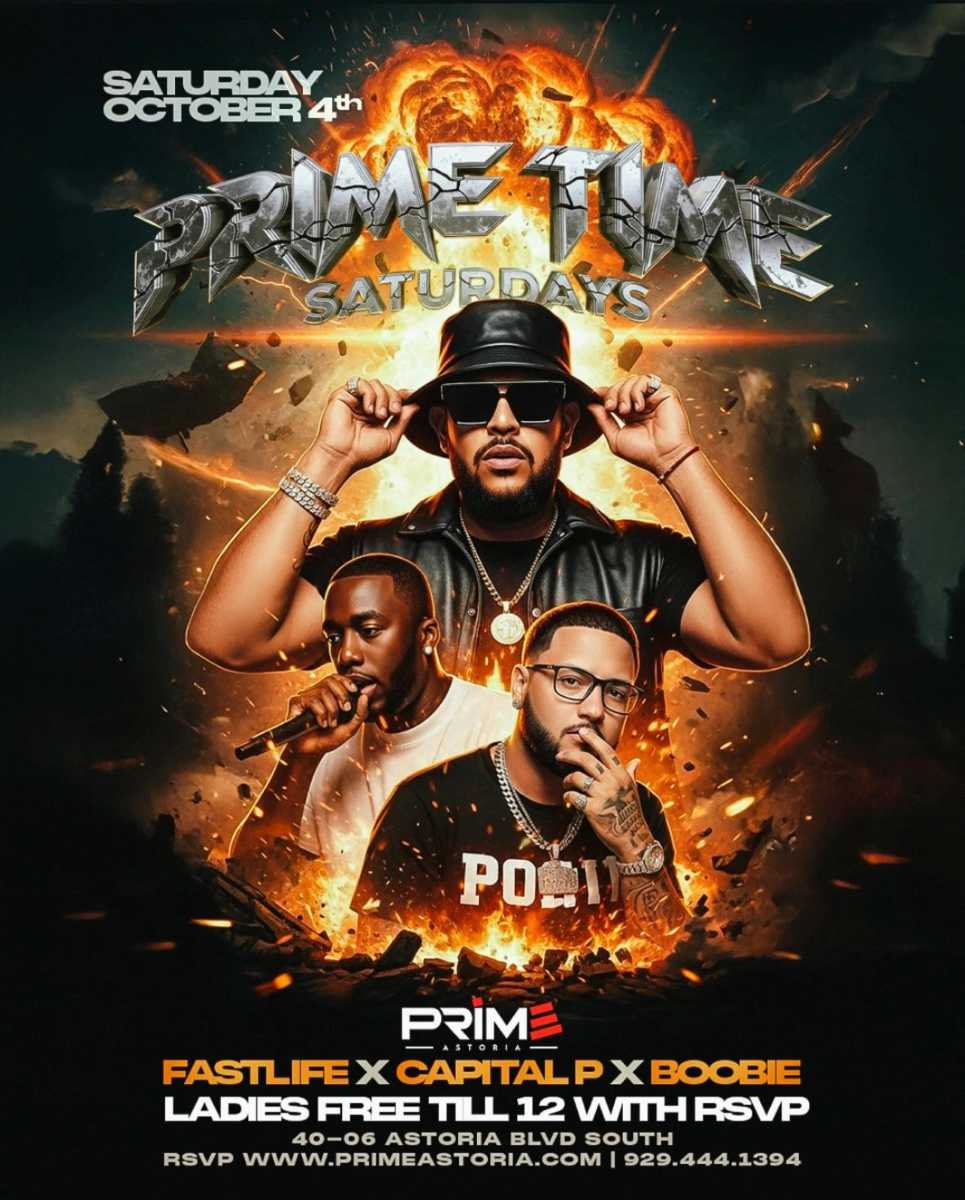 Primetime Saturdays at Prime Astoria Queens – Saturday October 4th
