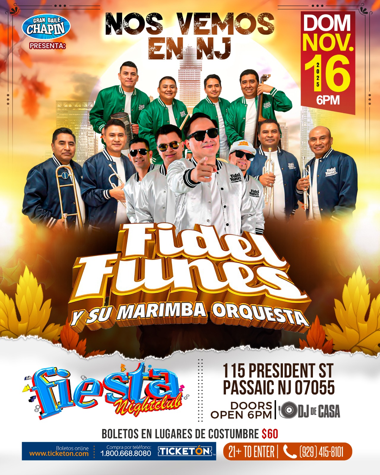 FIDEL FUNES Y SU MARIMBA ORQUESTA