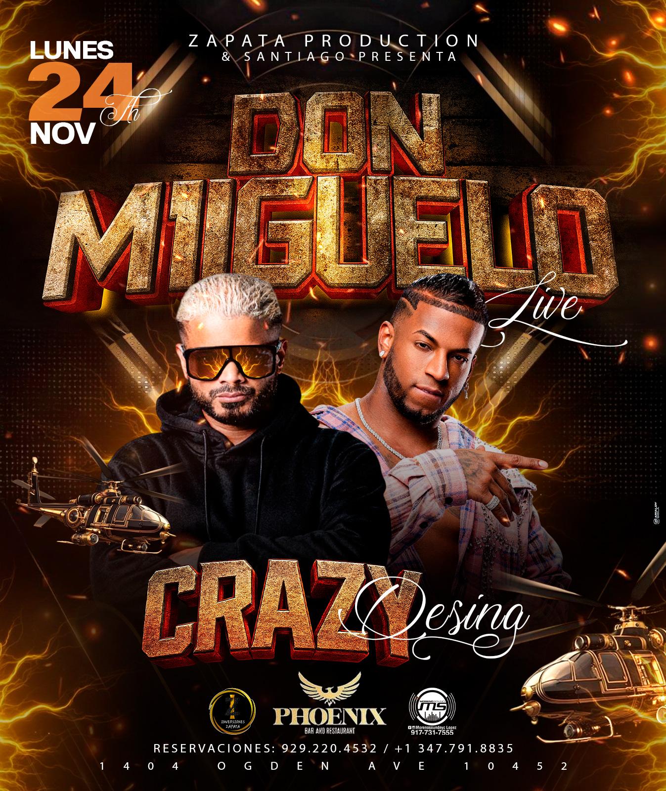 DON MIGUELO X CRAZY DESING