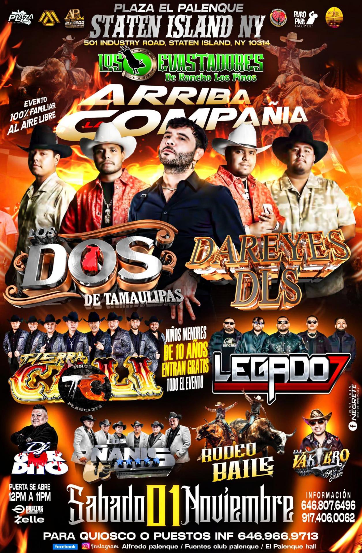 Buy tickets for DOS DE TAMAULIPAS | DAREYES DLS | TIERRA CALI | LEGADO 7 DOS DE TAMAULIPAS | DAREYES DLS | TIERRA CALI | LEGADO 7
