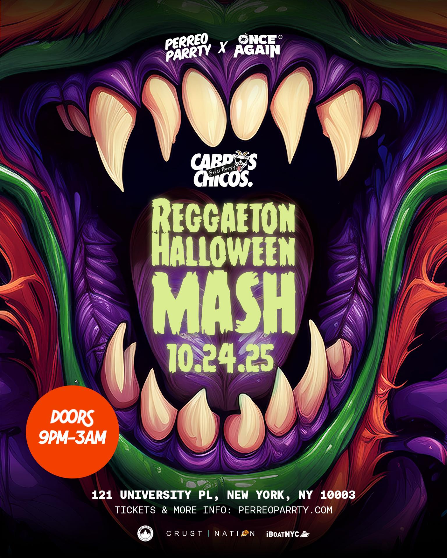 Cabros Chicos - Reggaeton Halloween Mash | Dance Party in NYC (18+)