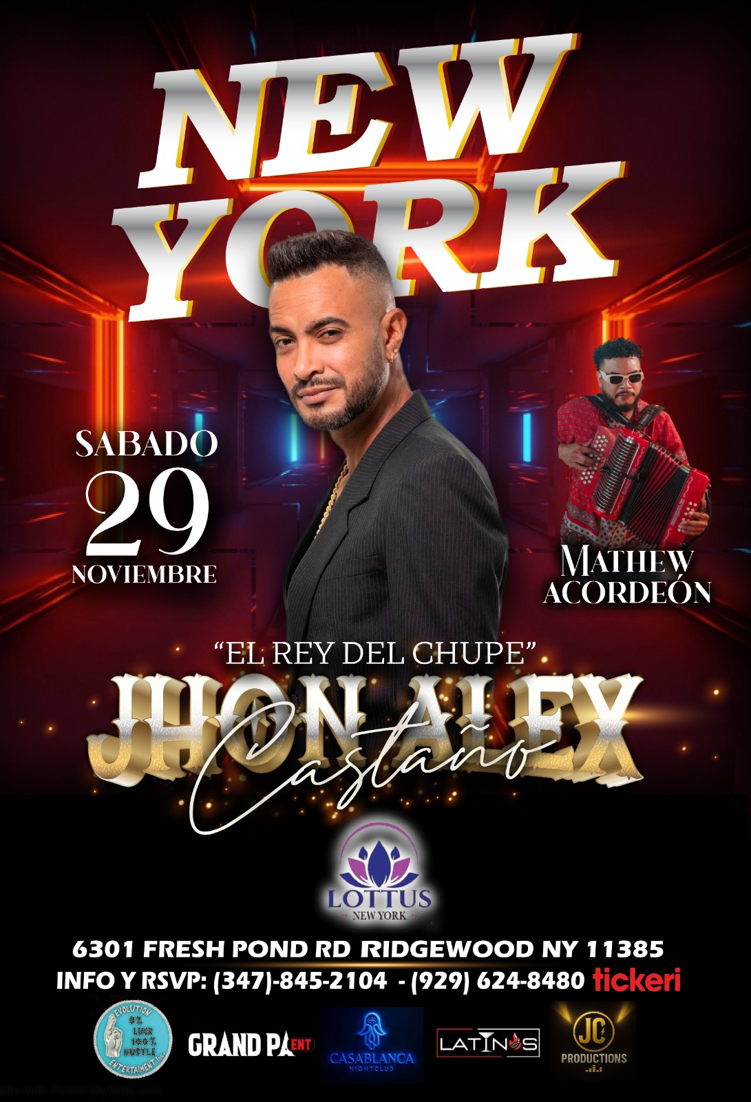 JHON ALEX CASTAÑO EN NY