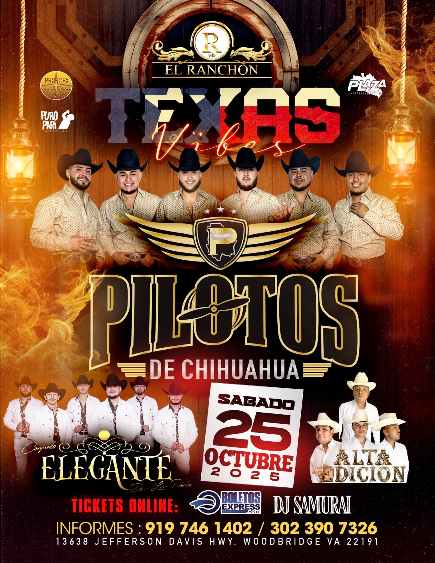 Buy tickets for PILOTOS DE CHIHUAHUA | CONJUNTO ELEGANTE DE LA PERLA & ALTA ADICION PILOTOS DE CHIHUAHUA | CONJUNTO ELEGANTE DE LA PERLA & ALTA ADICION