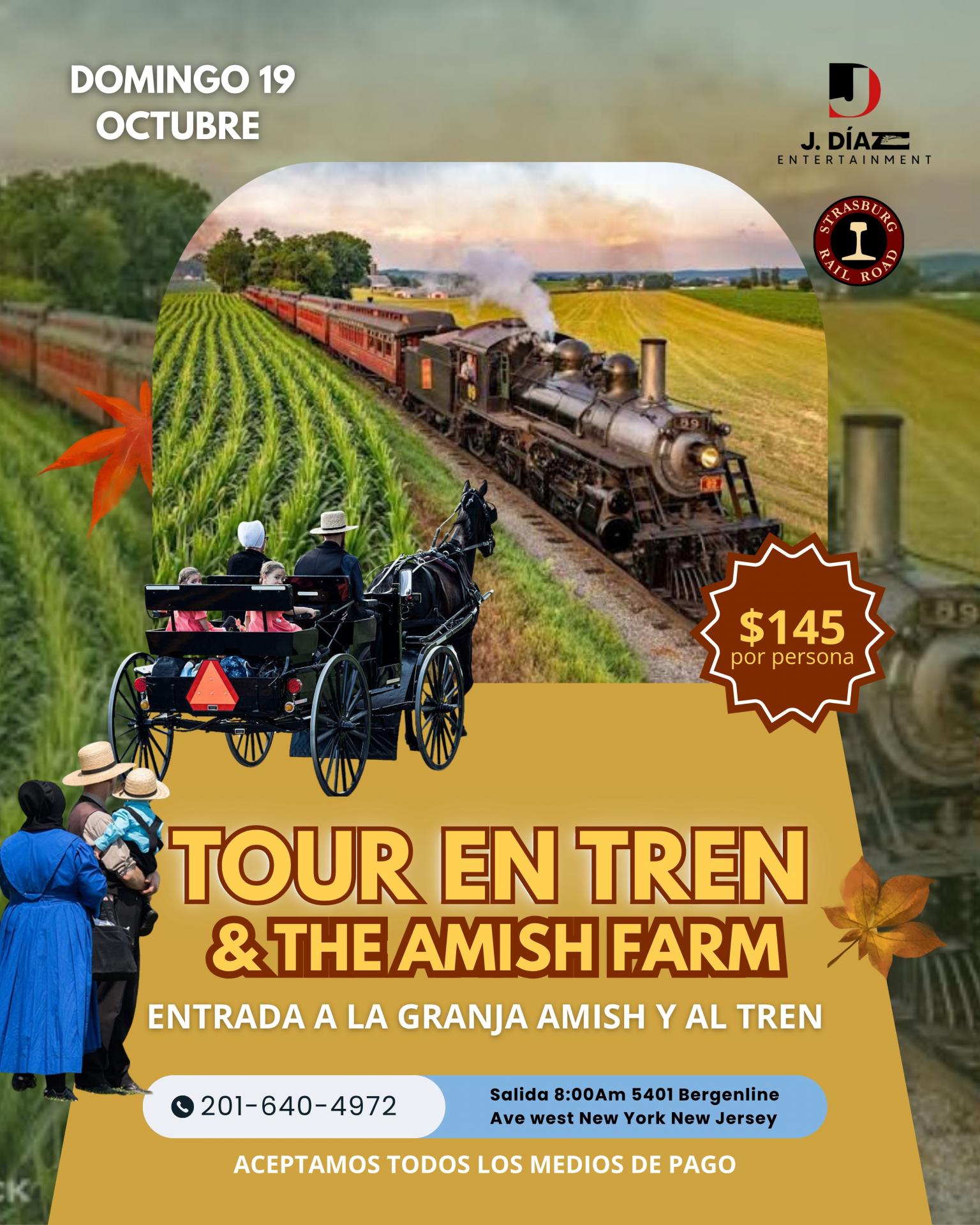 TOUR EN TREN & THE AMISH FARM