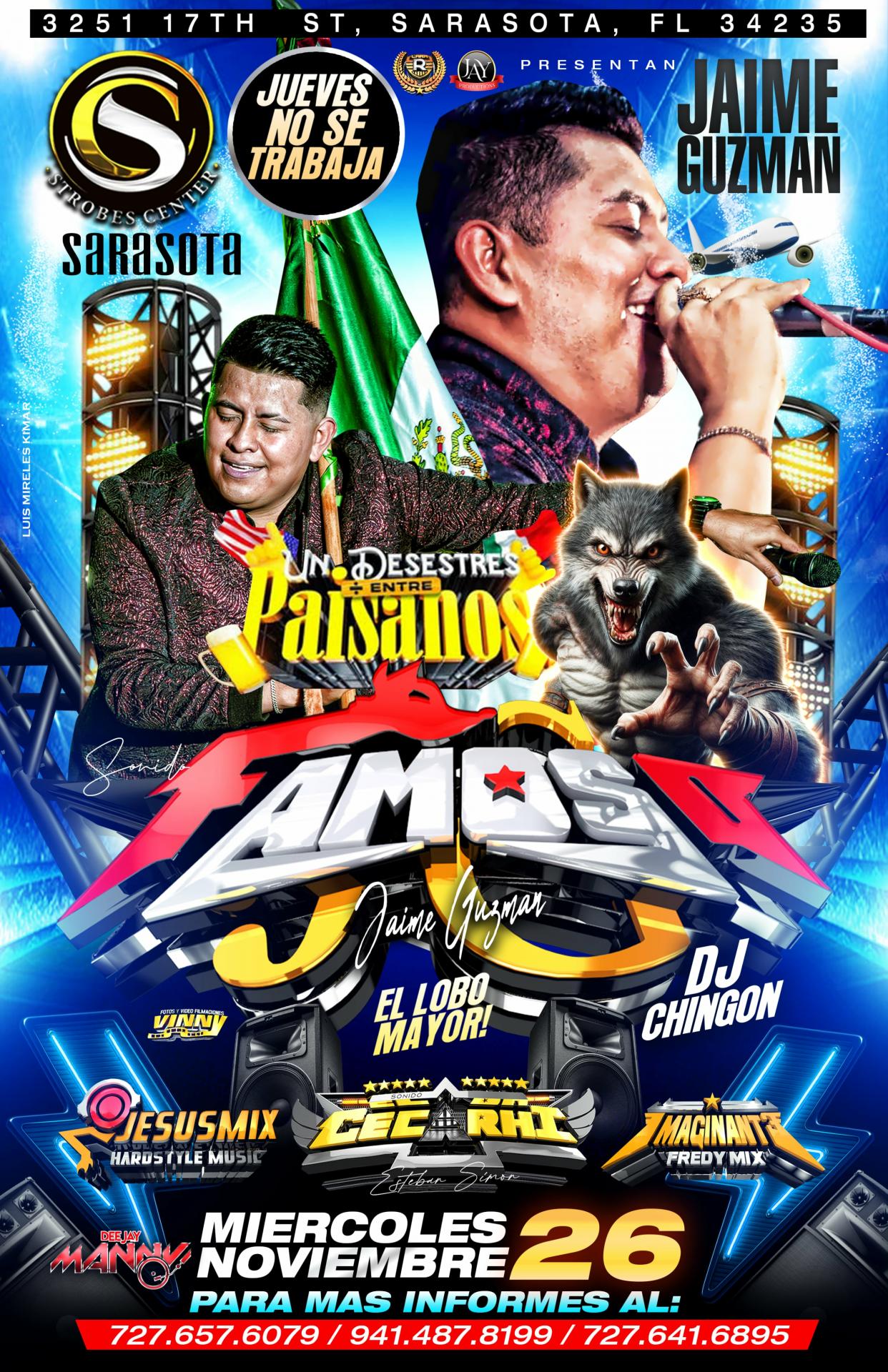 Sonido Famoso | Tour Un Desestres Entre Paisanos