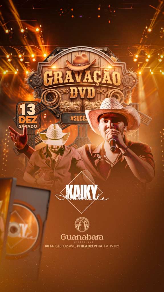 gravação do DVD Kayky Andrade