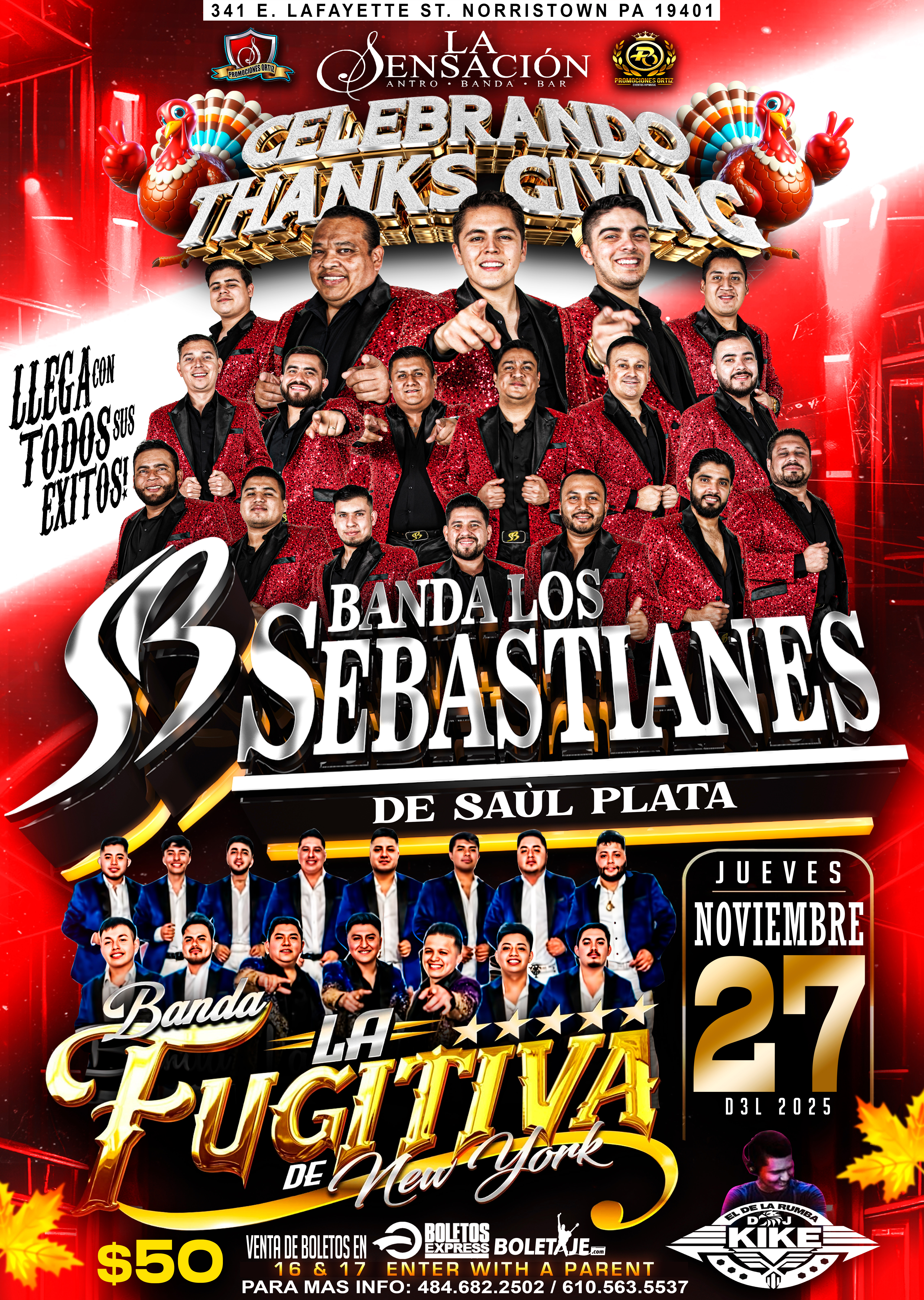BANDA LOS SEBASTIANES DE SAUL PLATA | BANDA LA FUGITIVA