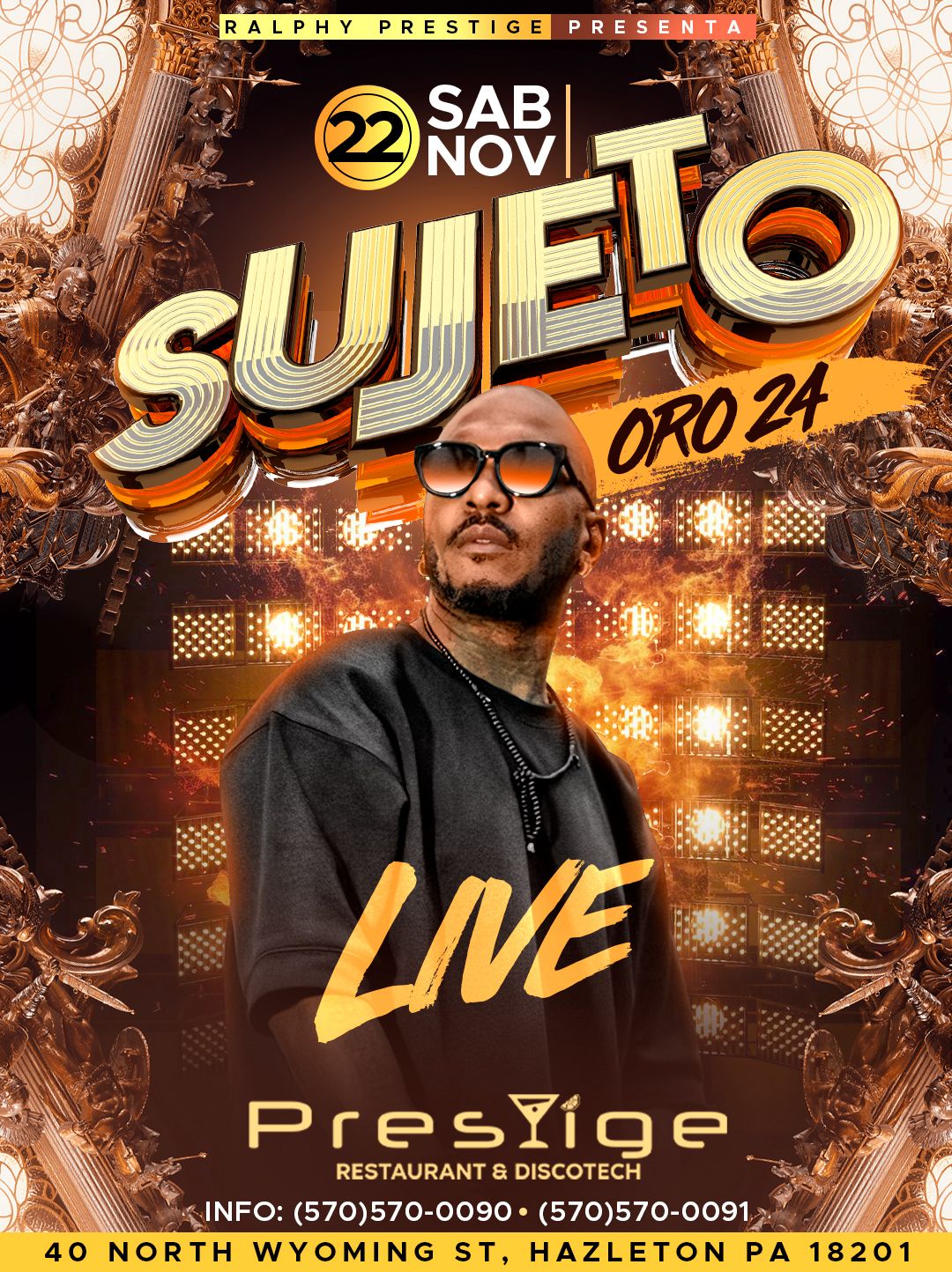 Buy tickets for SUJETO ORO 24 SUJETO ORO 24