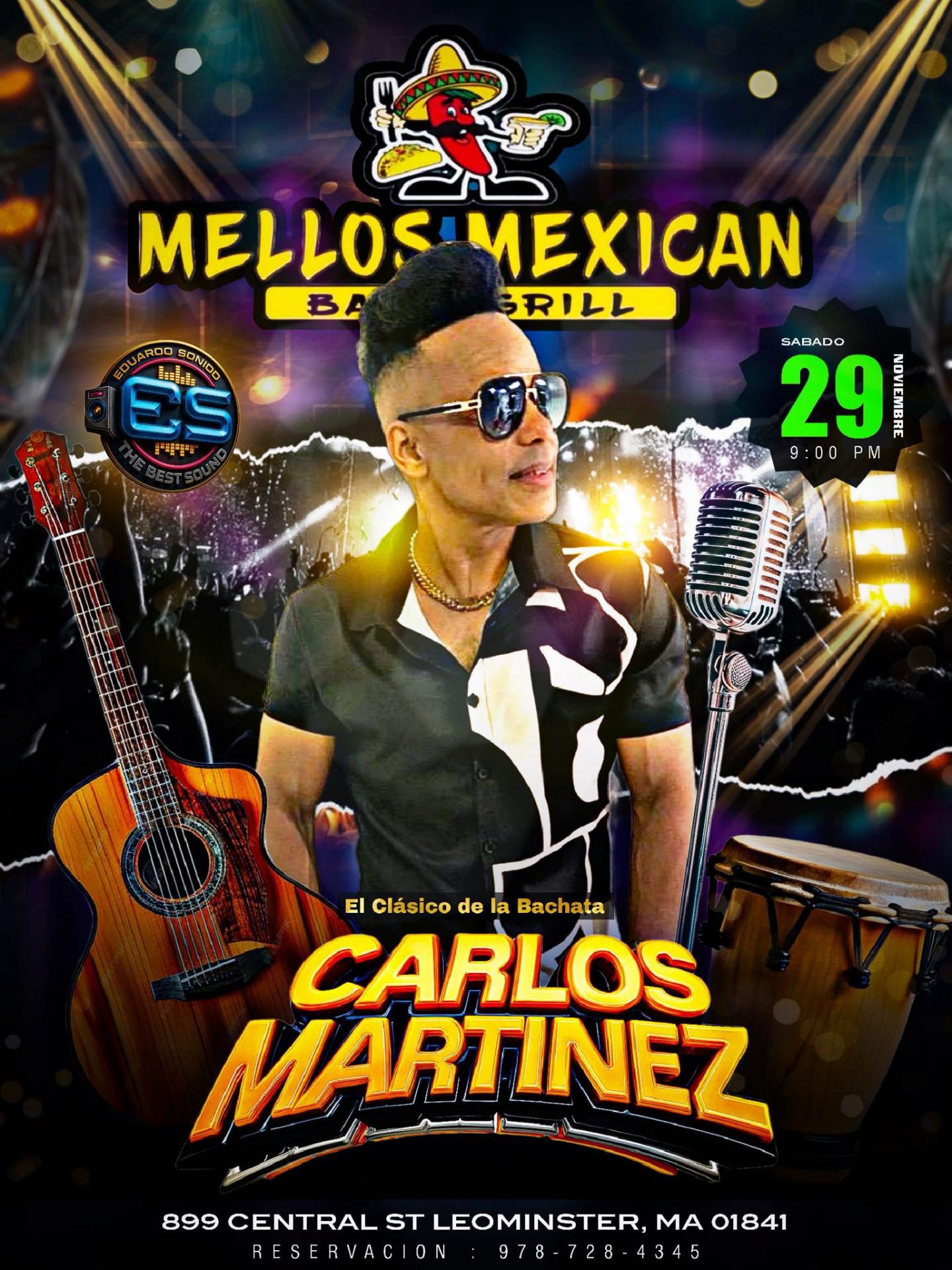 Buy tickets for CARLOS MARTINEZ CARLOS MARTINEZ