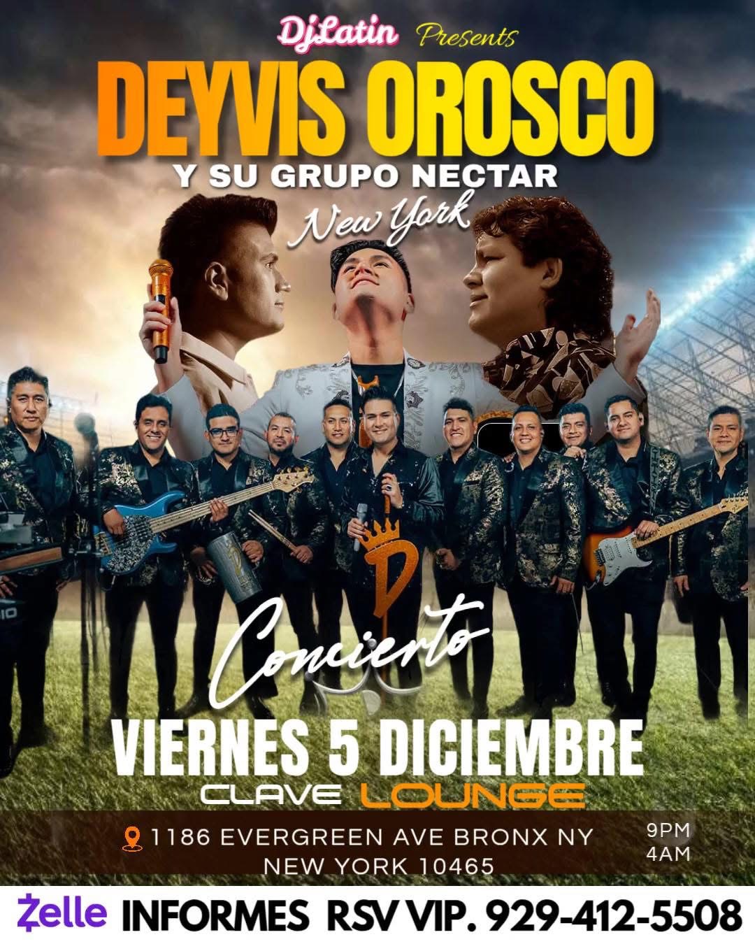Buy tickets for DEYVIS OROSCO Y SU GRUPO NECTAR DEYVIS OROSCO Y SU GRUPO NECTAR
