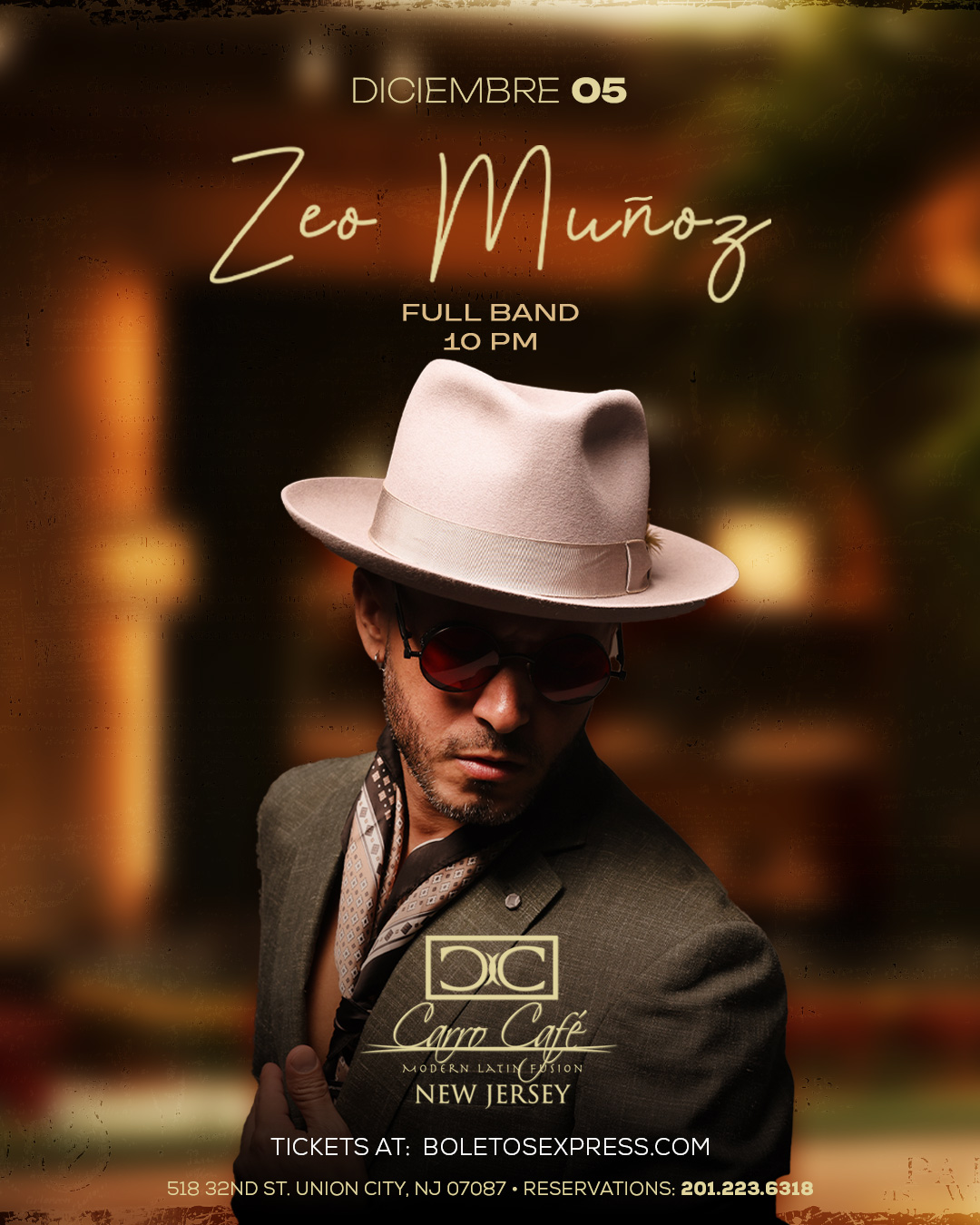Zeo Muñoz Full Band (Reserva de mesa)