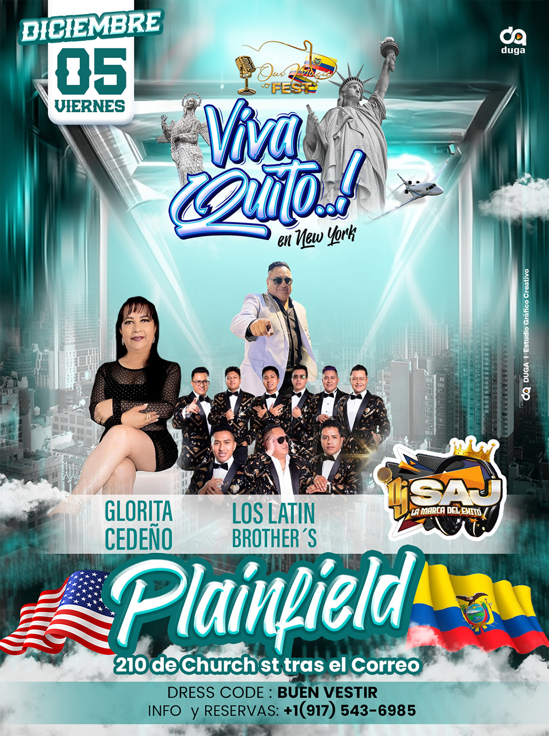 VIVA QUITO | LOS LATIN BROTHERS'S | GLORITA CEDEÑO