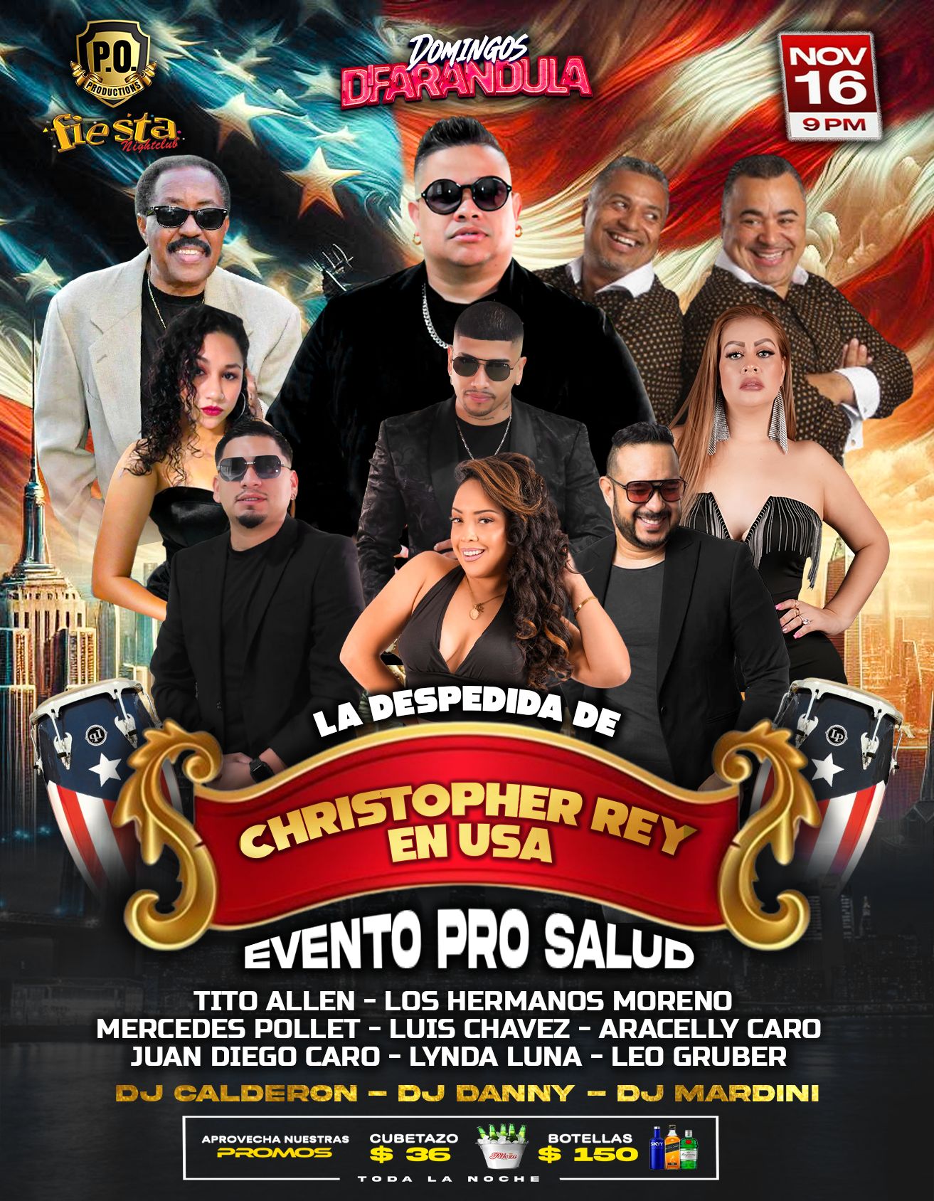 Christophe Rey Model DOMINGOS DE FARANDULA, LA DESPEDIDA DE CHRISTOPHER REY EN USA Tickets ...