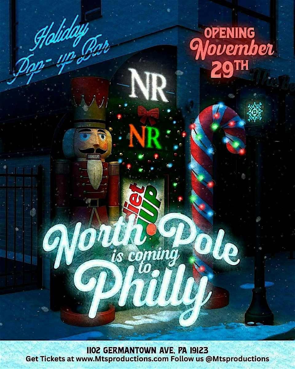 North Pole Pop-Up at Newsroom Philadelphia | Holiday Speakeasy