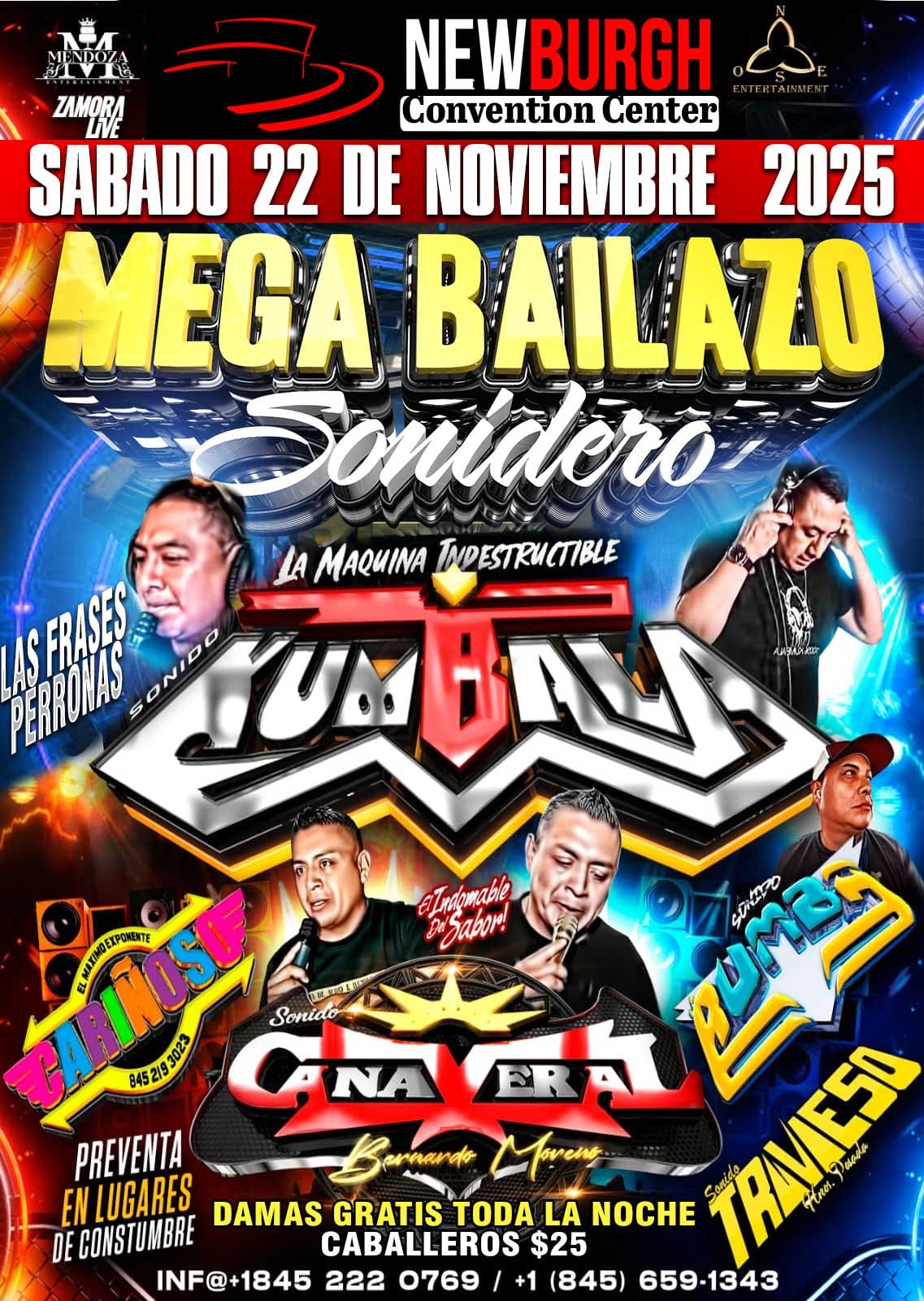 Sonido Kumbala ,Sonido  Canveral ,Sonido La Rumba , Sonido Carinoso y Sonido Travieso