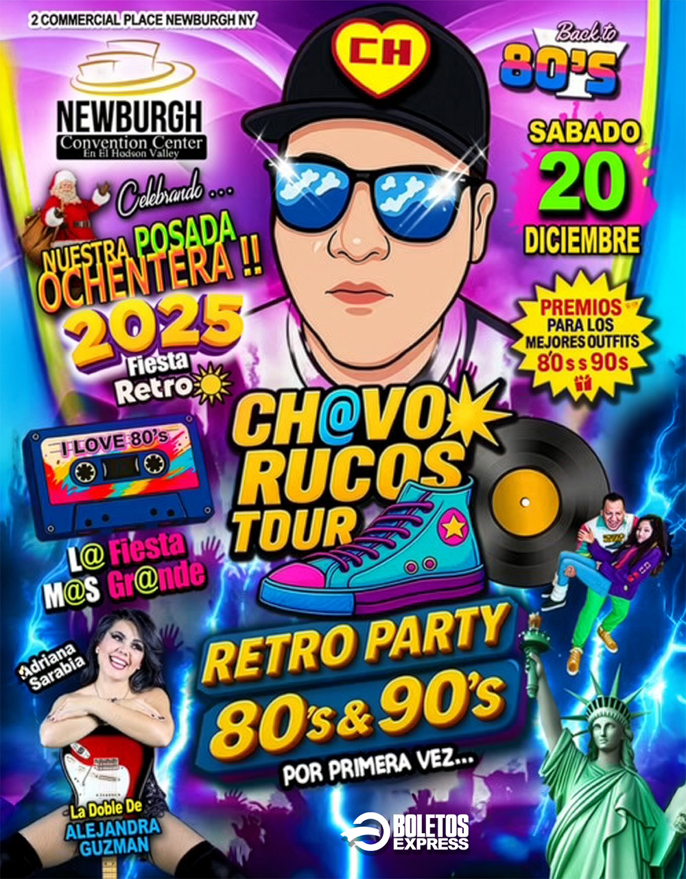 RETRO PARTY 80's & 90's  CHAVOS RUCOS TOUR