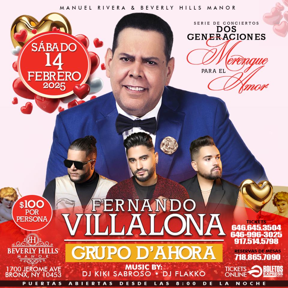 Fernando Villalona & Grupo D'Ahora - Merengue para el Amor
