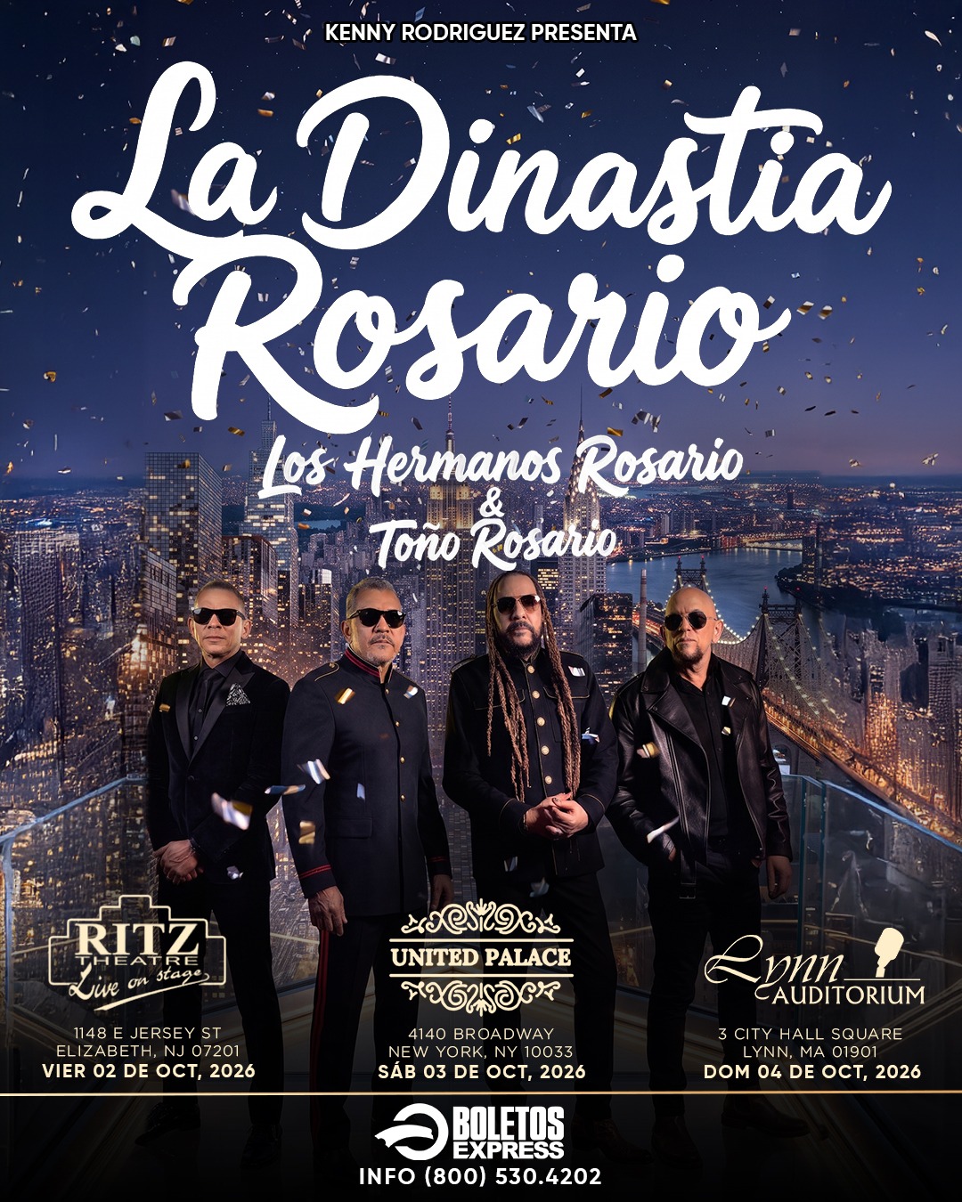 Buy tickets for LA DINASTIA ROSARIO - NEW YORK LA DINASTIA ROSARIO - NEW YORK