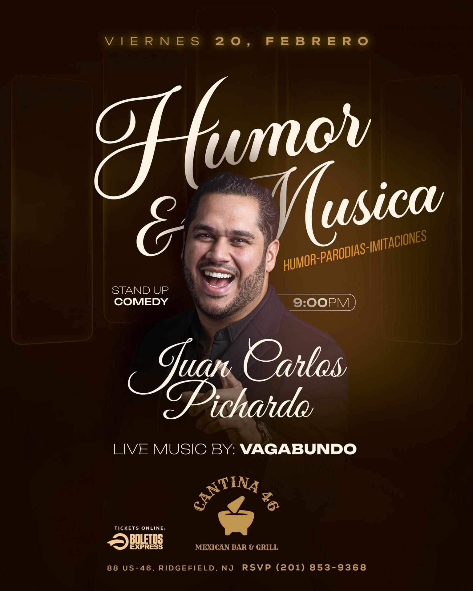 Buy tickets for JUAN CARLOS PICHARDO JUAN CARLOS PICHARDO